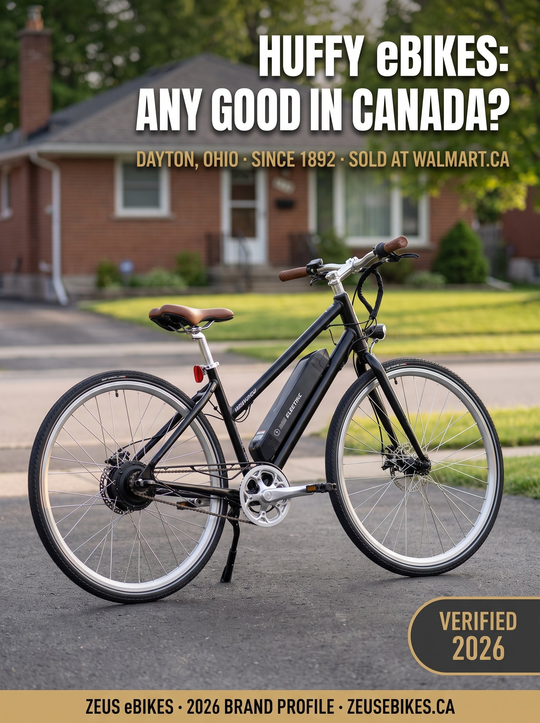 Huffy eBikes any good in Canada — verified 2026 brand review, Zeus eBikes Canada
