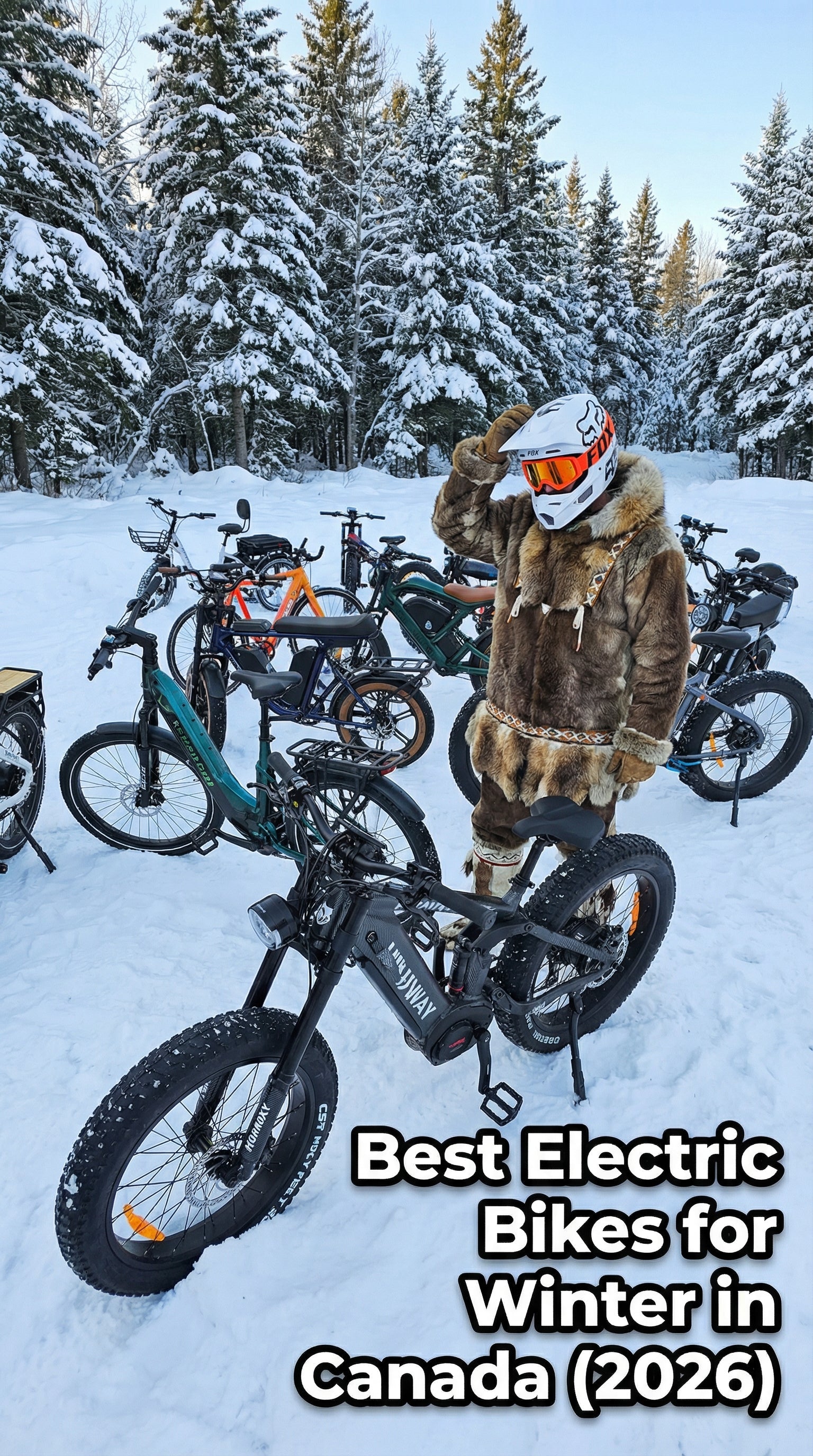 Best Electric Bikes for Winter in Canada (2026): Snow-Ready Power Picks from Zeus eBikes — cover photo · Zeus eBikes Canada
