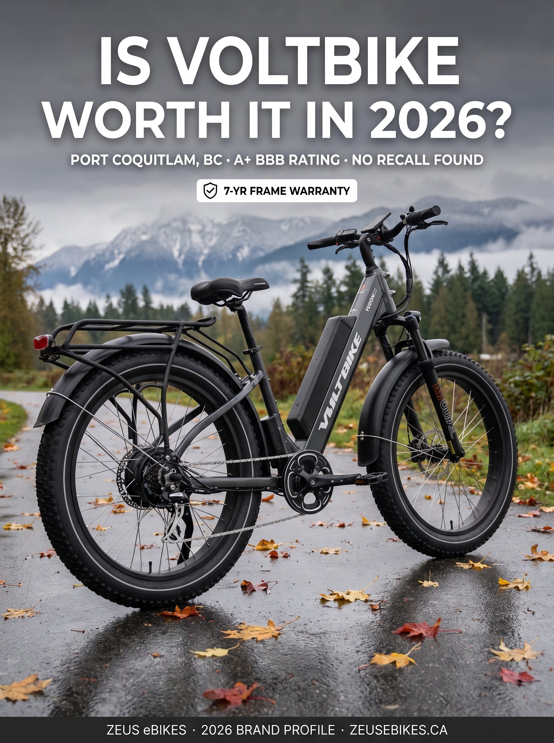 Voltbike eBikes Canada — verified brand profile 2026 · Zeus eBikes