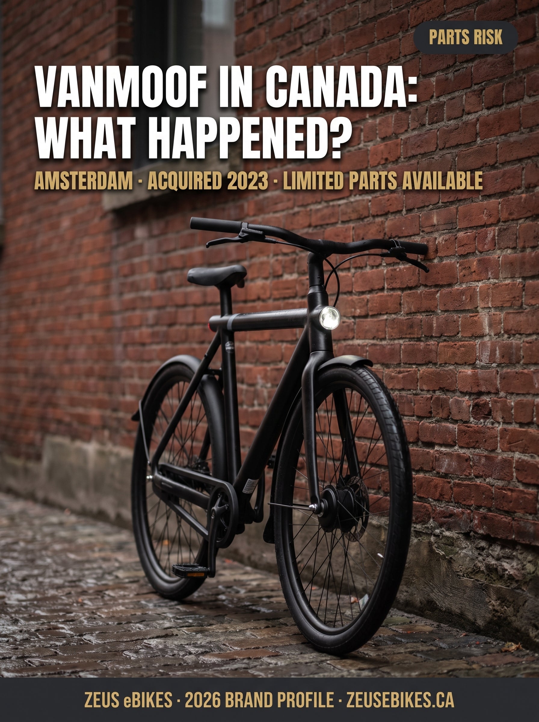 VanMoof eBikes Canada — verified brand profile 2026 · Zeus eBikes