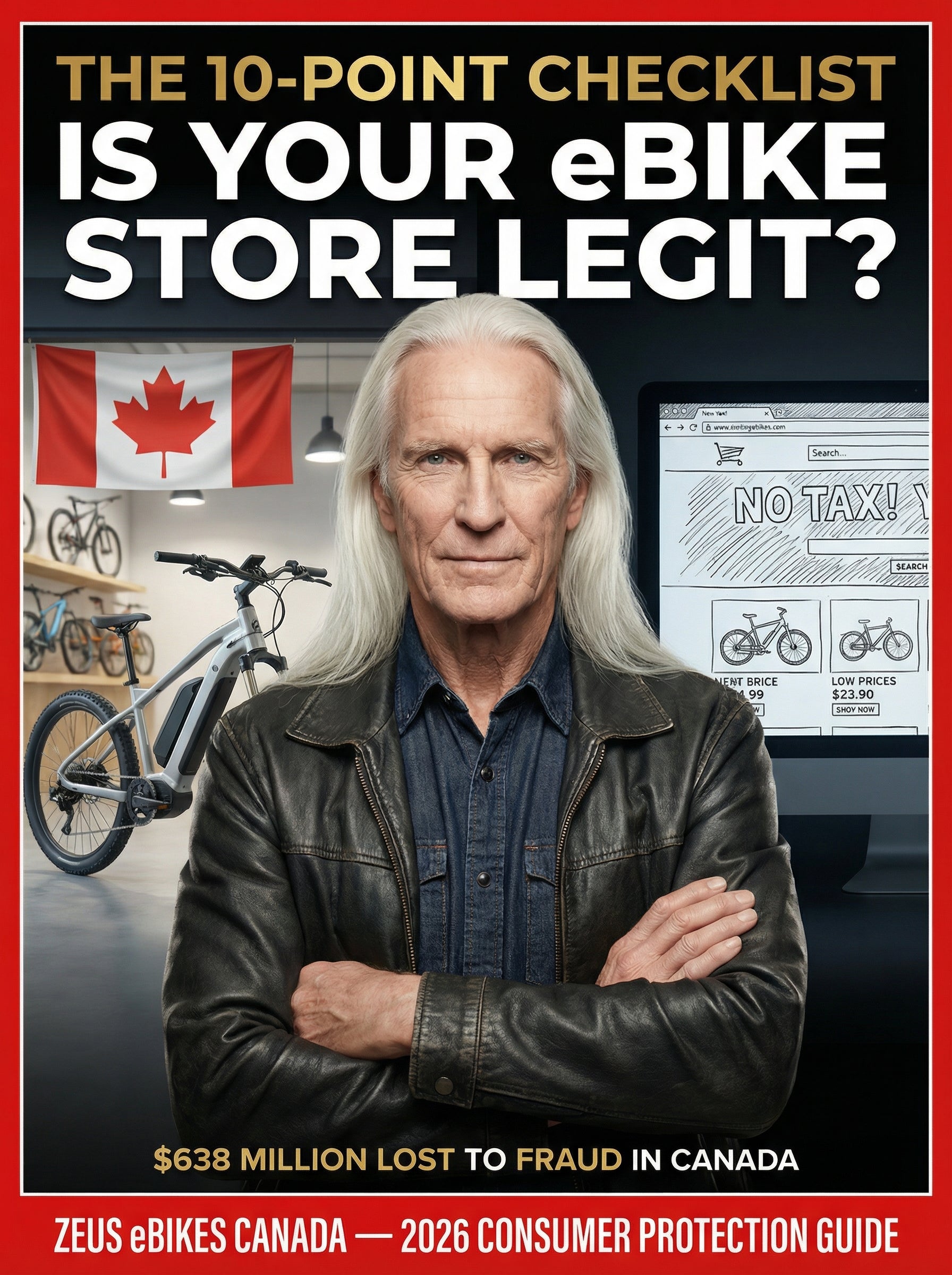 How to Spot a Legit eBike Store in Canada (2026 Checklist) — cover photo · Zeus eBikes Canada