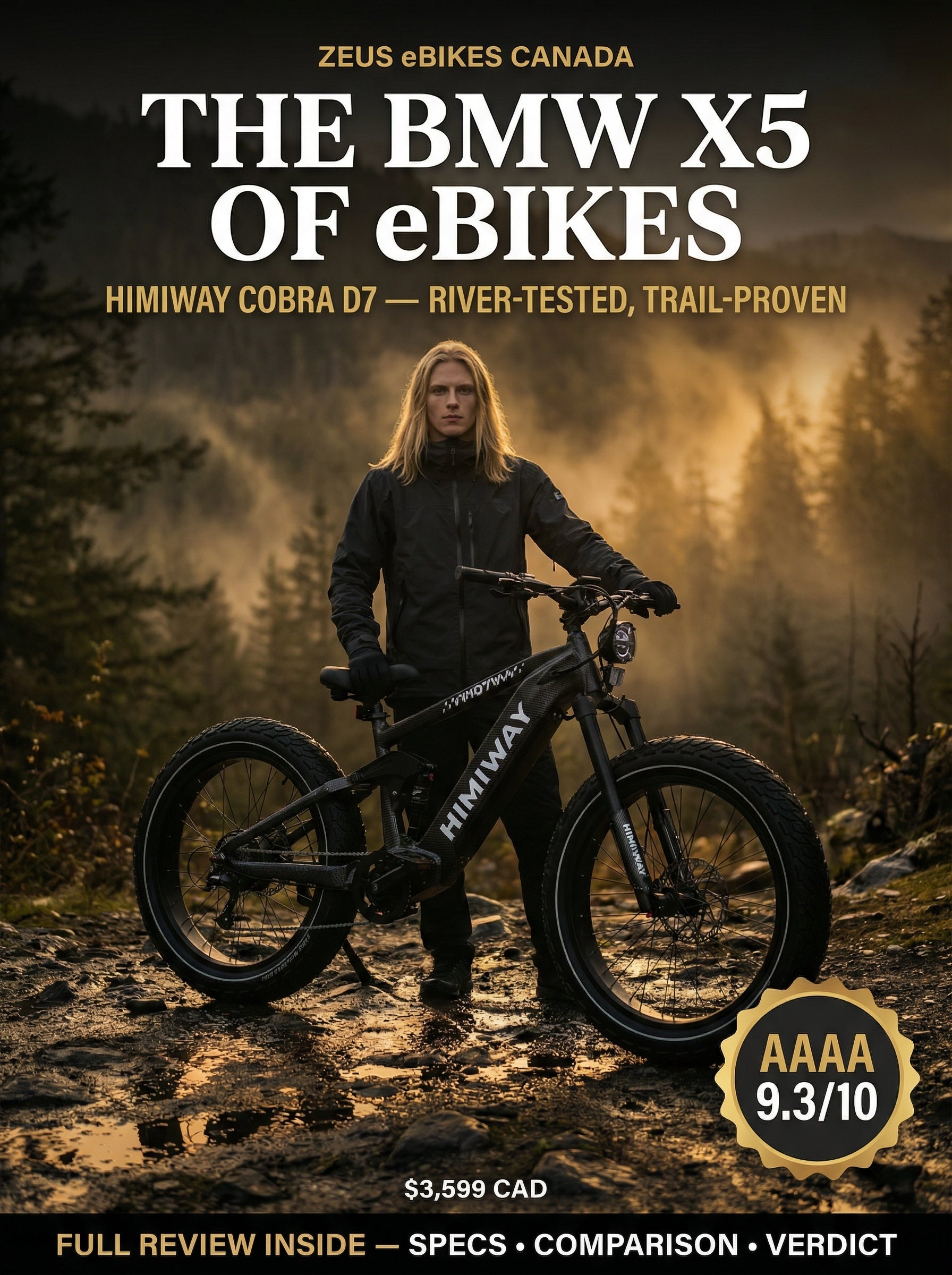Himiway Cobra D7 Review Canada (2026): River-Tested, Trail-Proven — cover photo · Zeus eBikes Canada