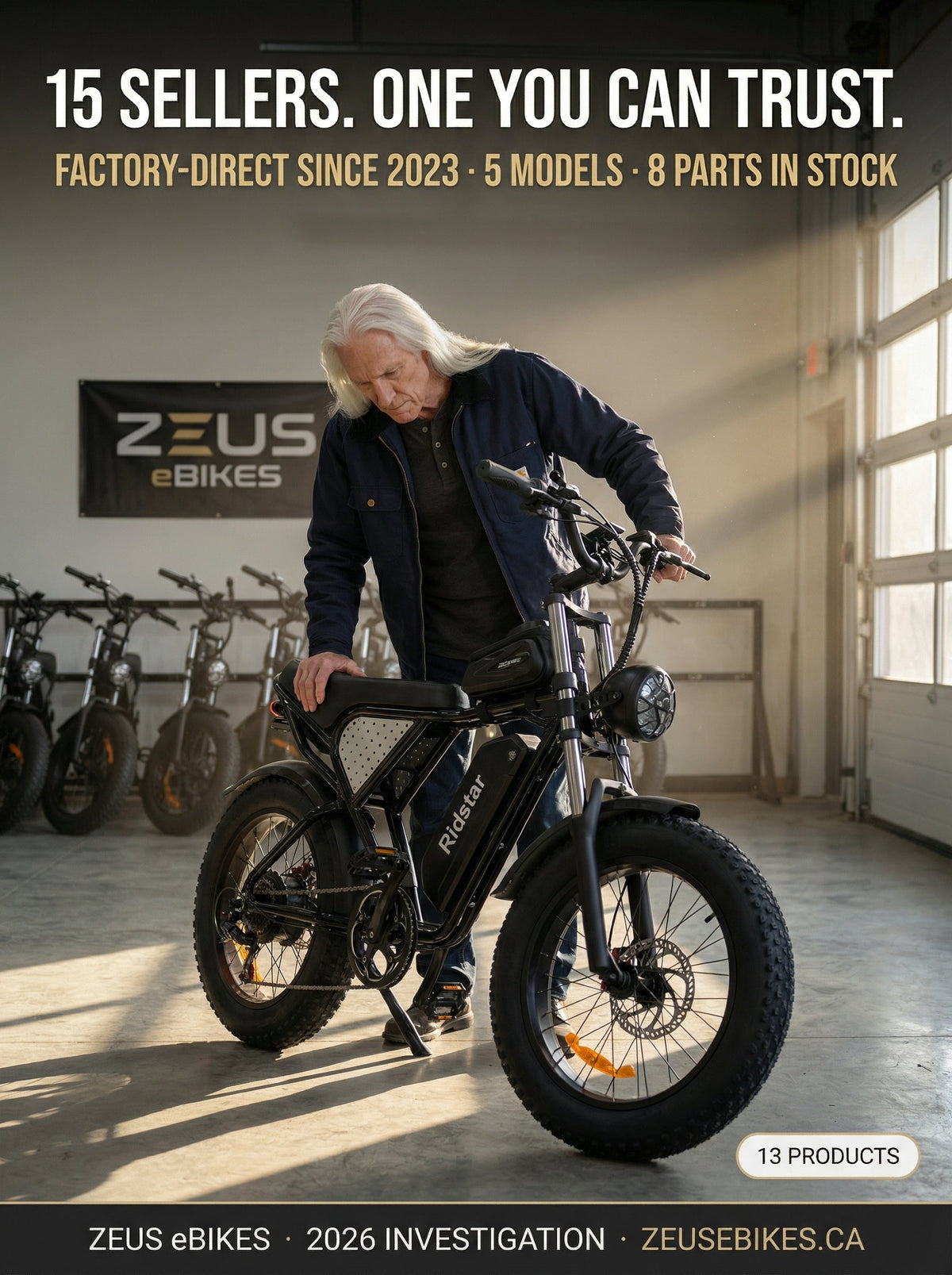 Buy Ridstar in Canada: We Called the Factory. 15 Sellers Exposed — cover photo · Zeus eBikes Canada