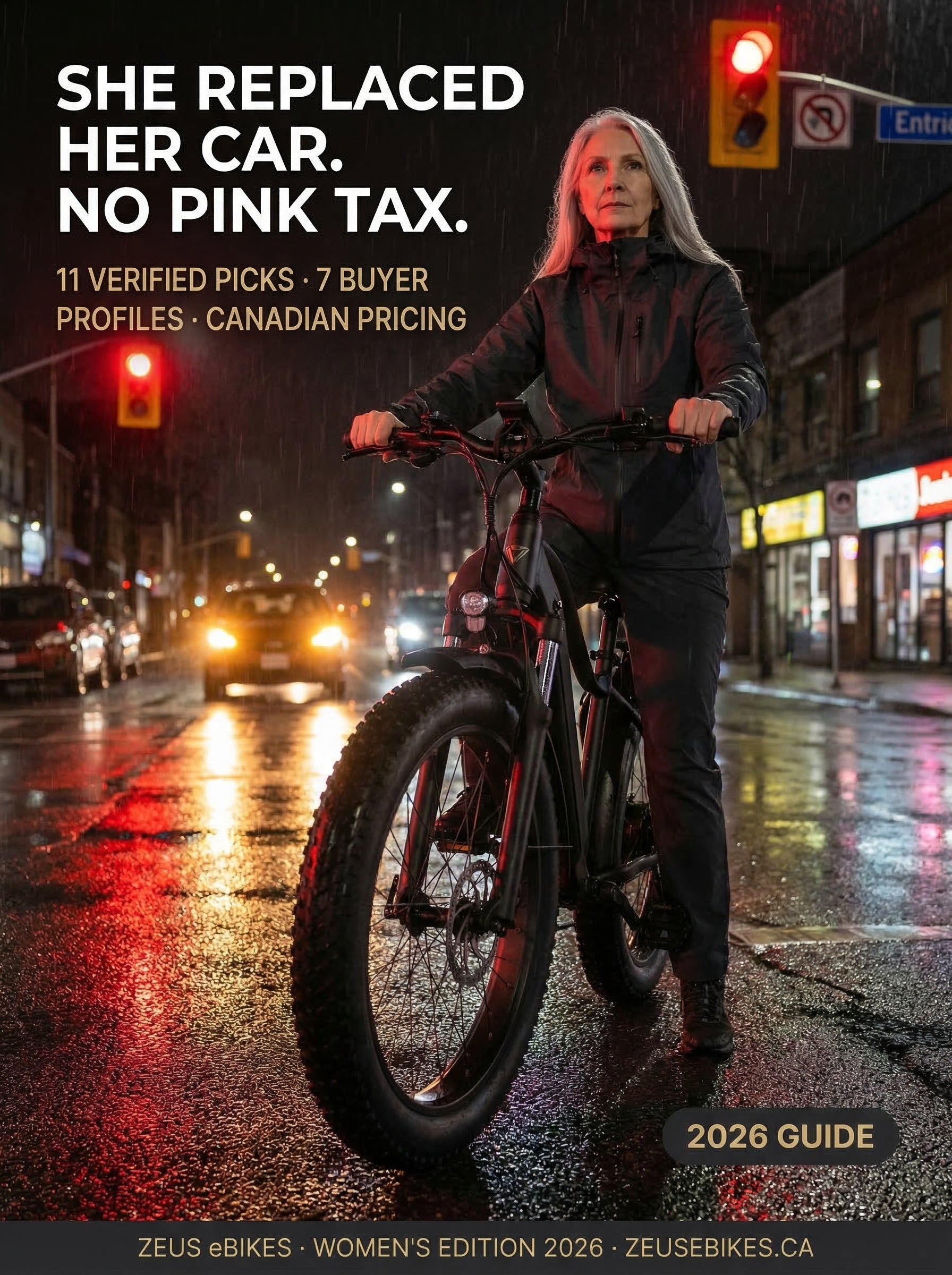 Best Electric Bikes for Women in Canada (2026): 11 Verified Picks — No Pink Tax — cover photo · Zeus eBikes Canada