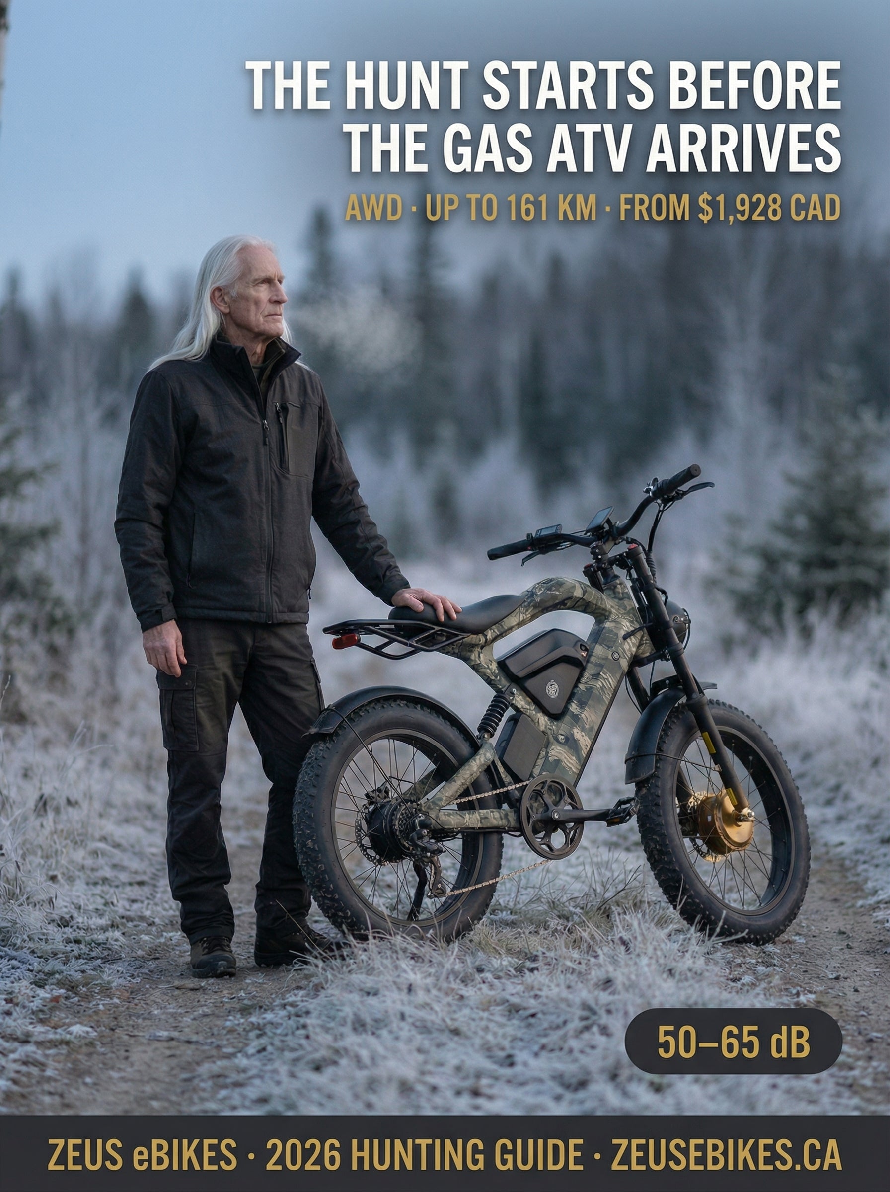 Best Hunting eBikes Canada (2026): 6 Silent, All-Terrain Picks for the Bush — cover photo · Zeus eBikes Canada