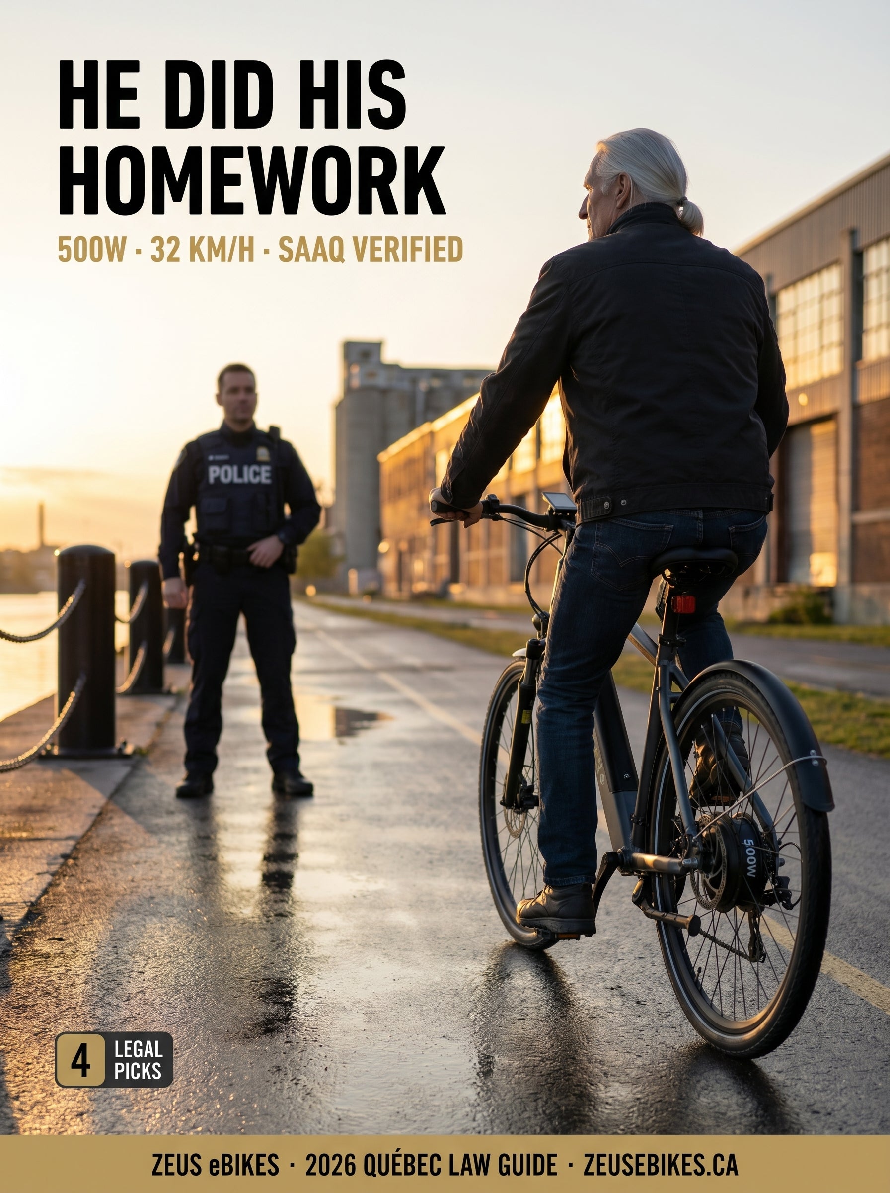 Québec eBike Laws 2026: Complete SAAQ Guide — cover photo · Zeus eBikes Canada