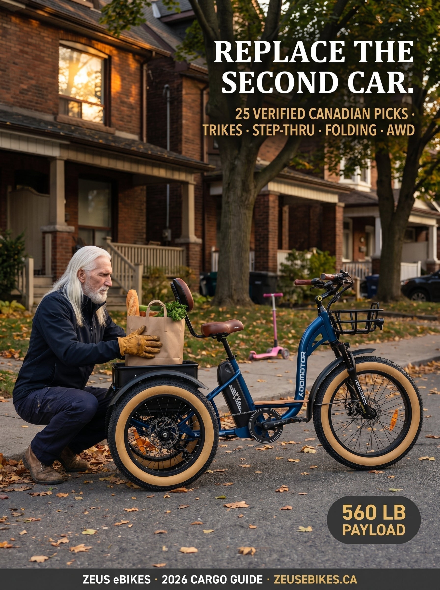 Best Cargo eBikes Canada (2026): 25 Verified Picks for Hauling Kids, Groceries & Gear — cover photo · Zeus eBikes Canada