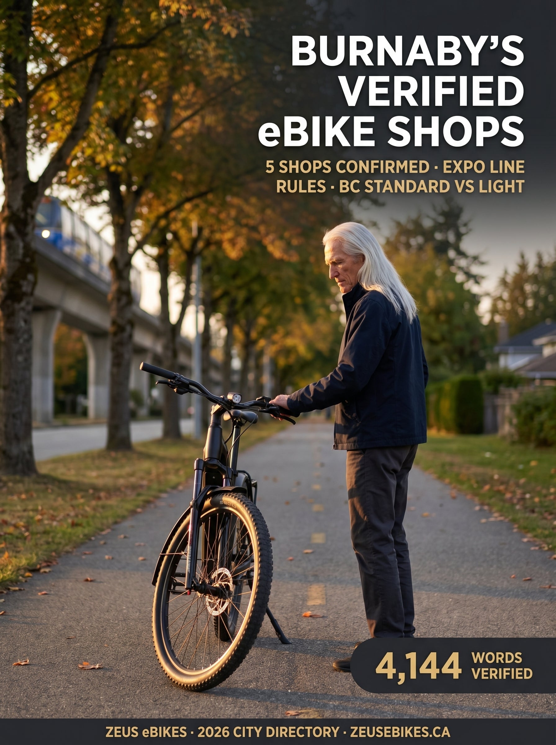 eBike Shops in Burnaby, BC (2026): Every Verified Store — BC Standard vs Light Rules, SkyTrain Expo Rush Ban & Metro Vancouver Parks — cover photo · Zeus eBikes Canada