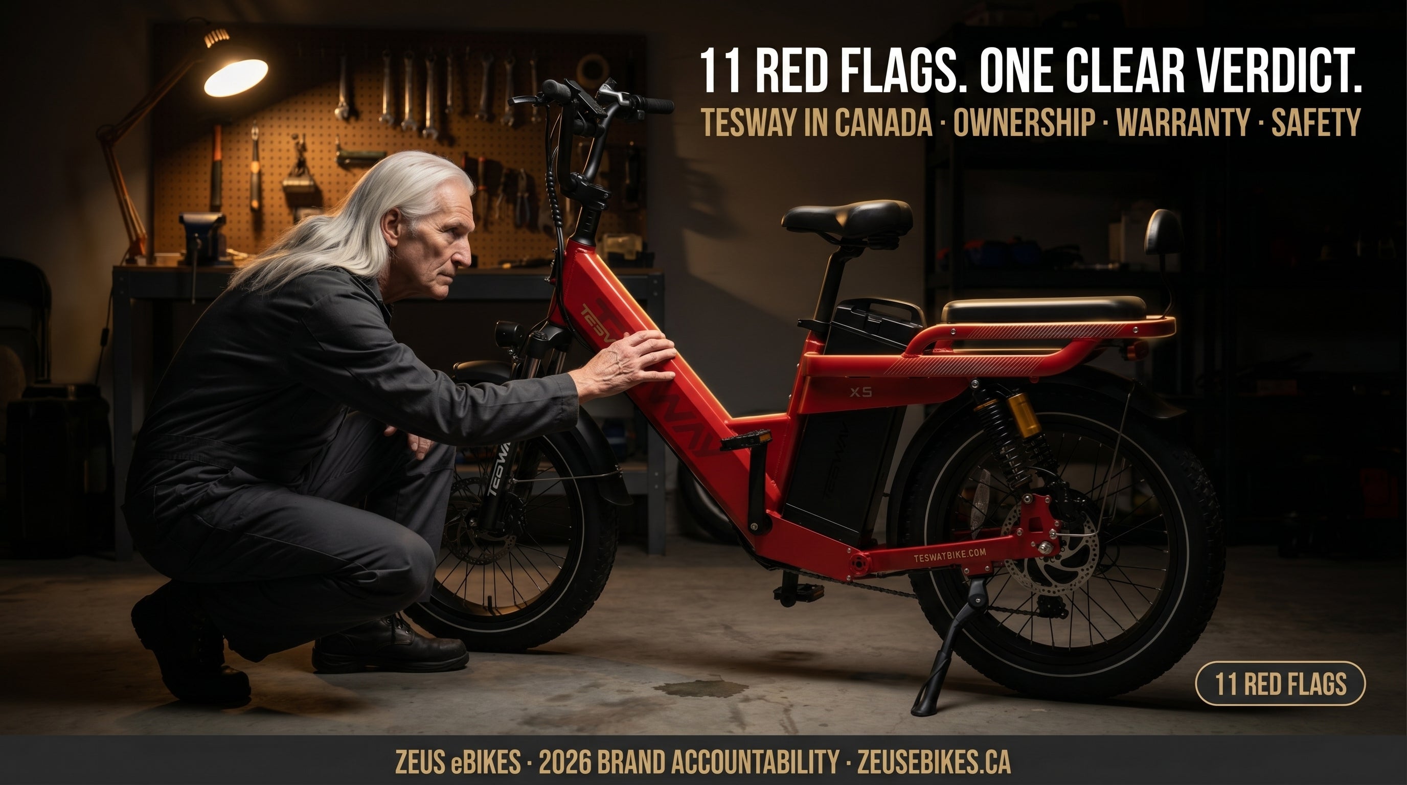 Zeus eBikes verified brand profile of Tesway Canada 2026 — ownership, warranty reality, safety record, and sourced verdict