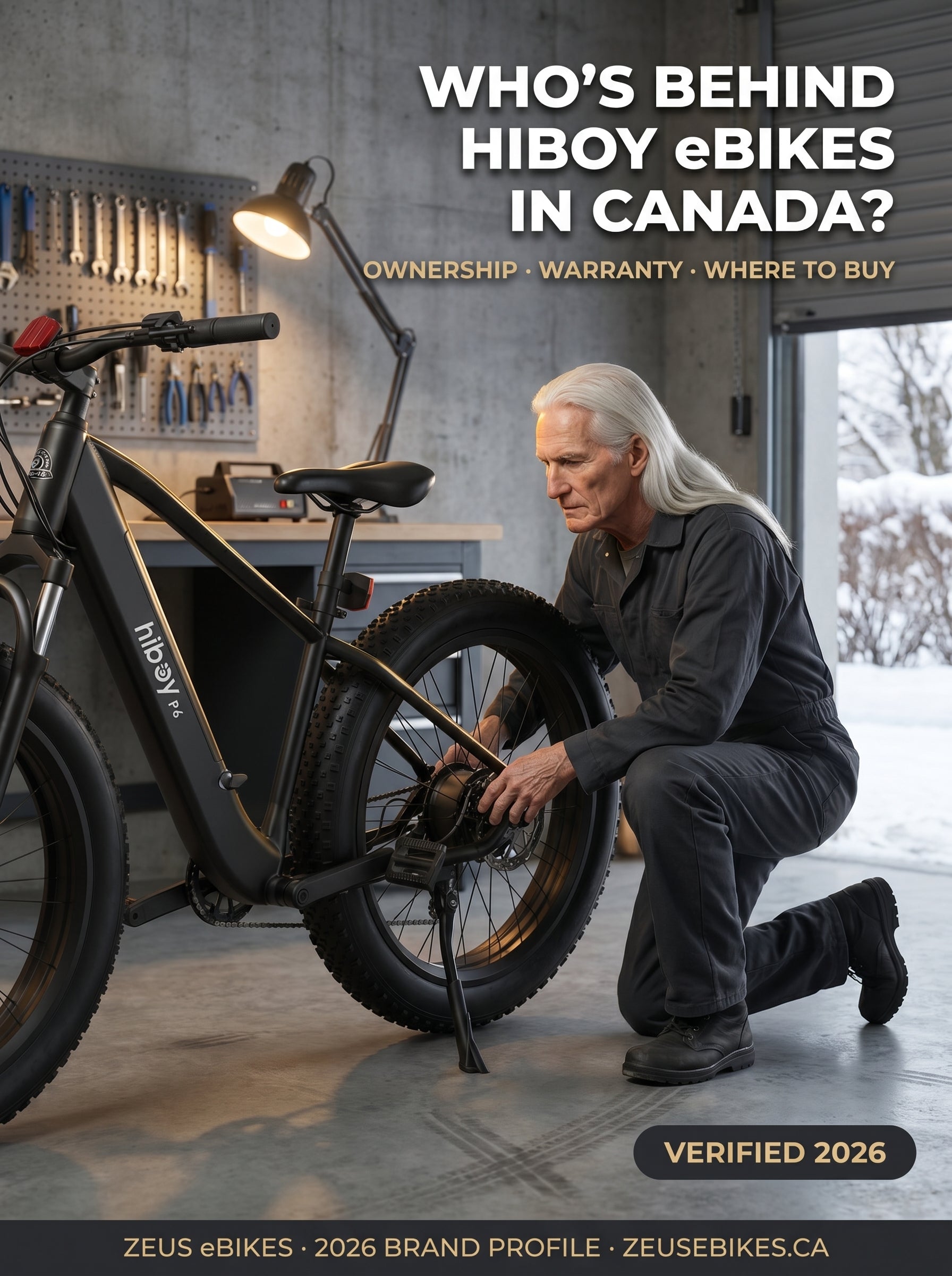 Zeus eBikes verified brand profile of Hiboy eBikes Canada 2026 — who's behind Hiboy eBikes in Canada? Ownership, warranty, where to buy