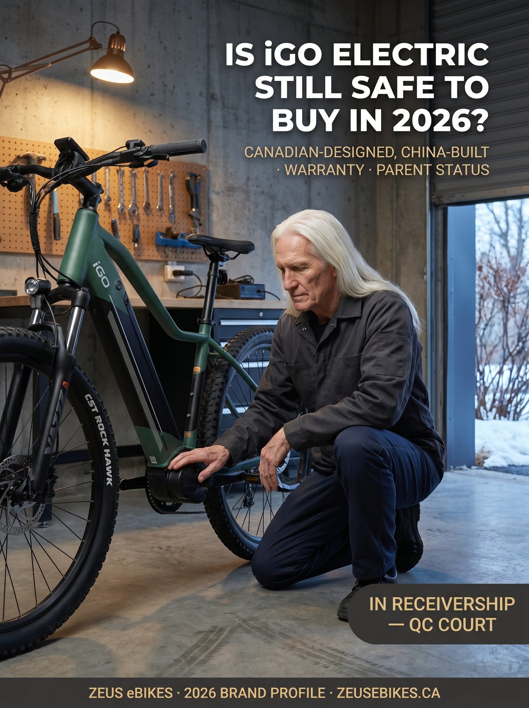 igo electric bicycle Outland - Torngat RS 500W Fat Bike iGO Royal UF eBikes