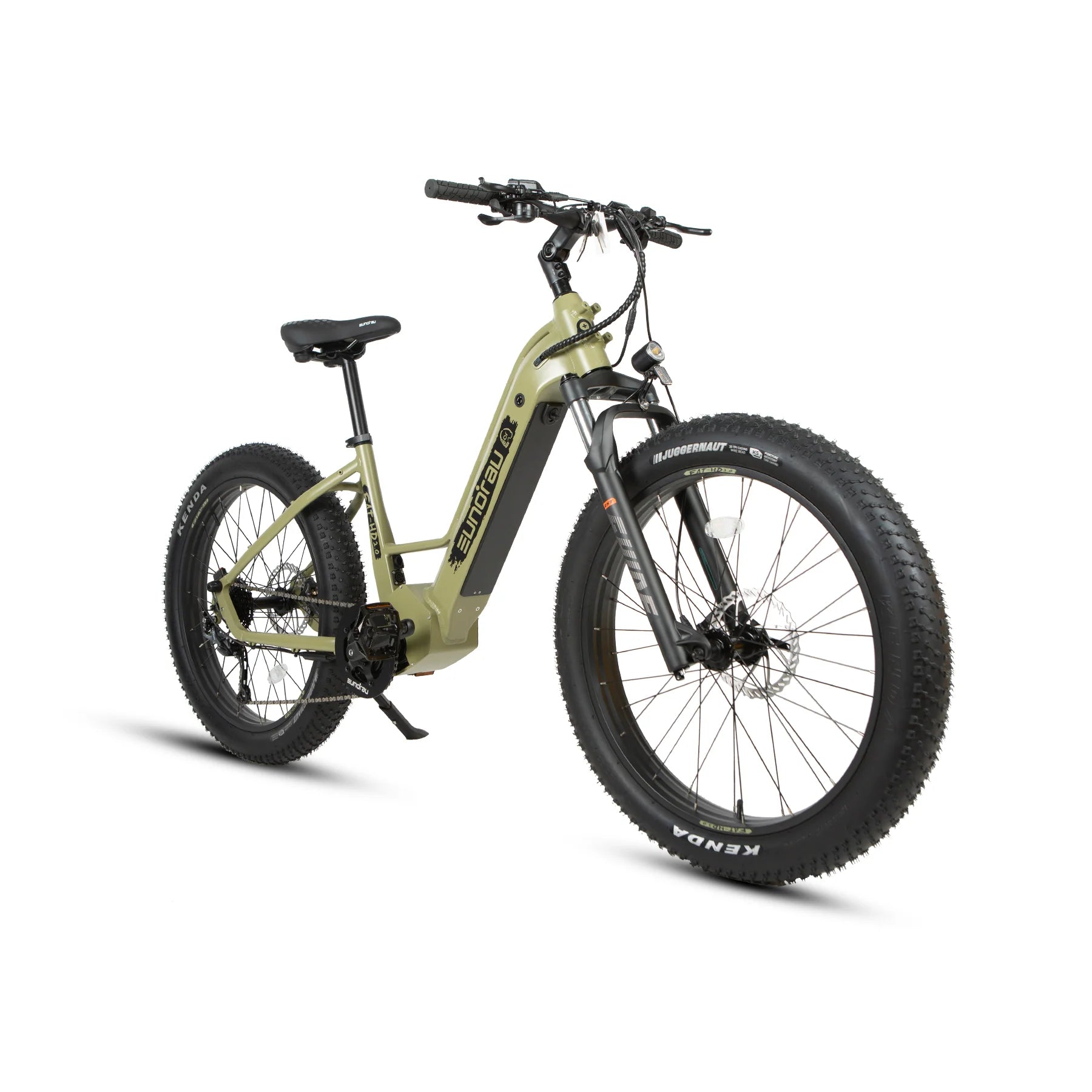 Eunorau FAT-HD 2.0 / Hunter X7 — 1000W Mid-Drive Fat Tire Electric Mountain Bike