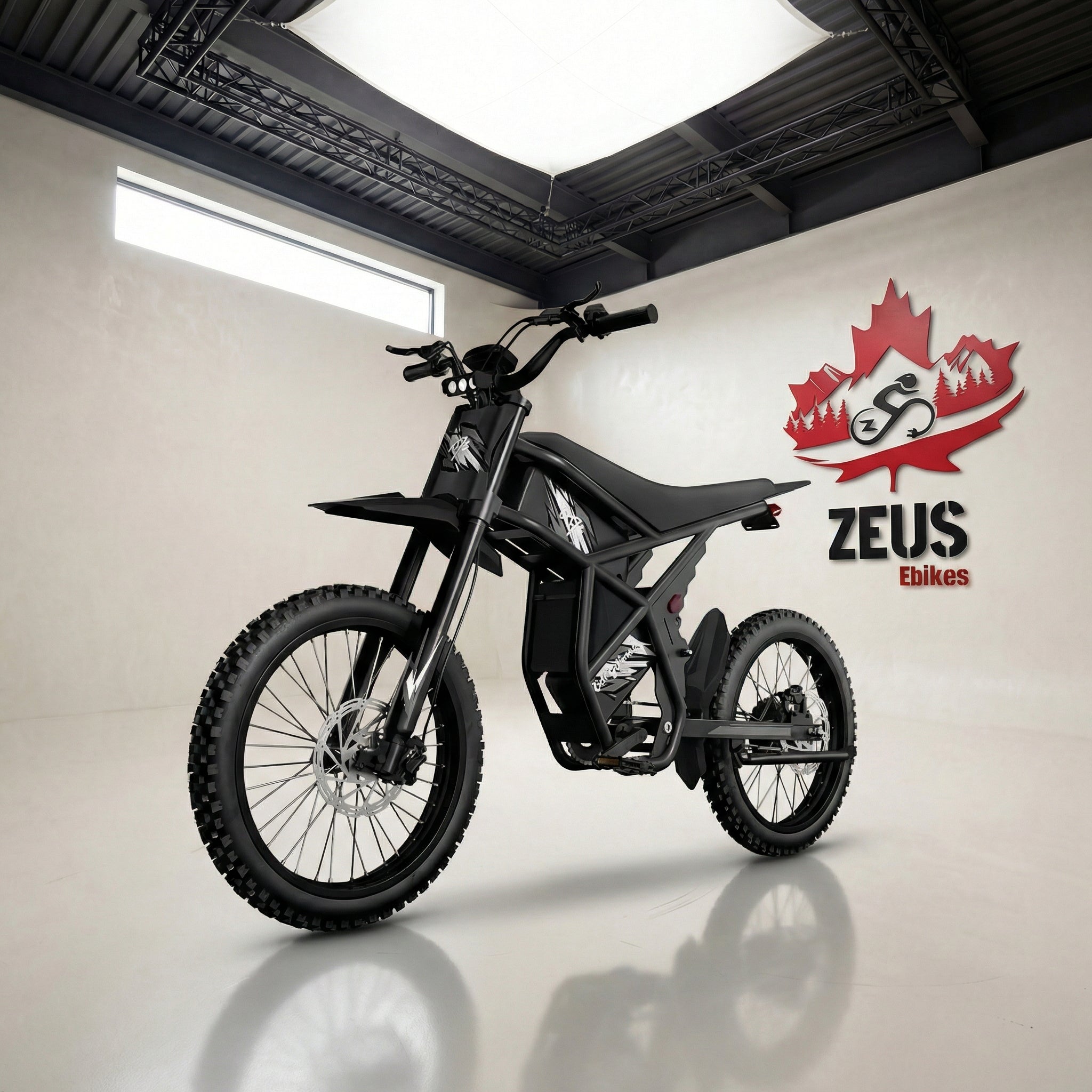 GT73 Electric Motorbike (Dual Battery 48V 18.2Ah×2, 2400W Peak, 25” Off-Road Tires)