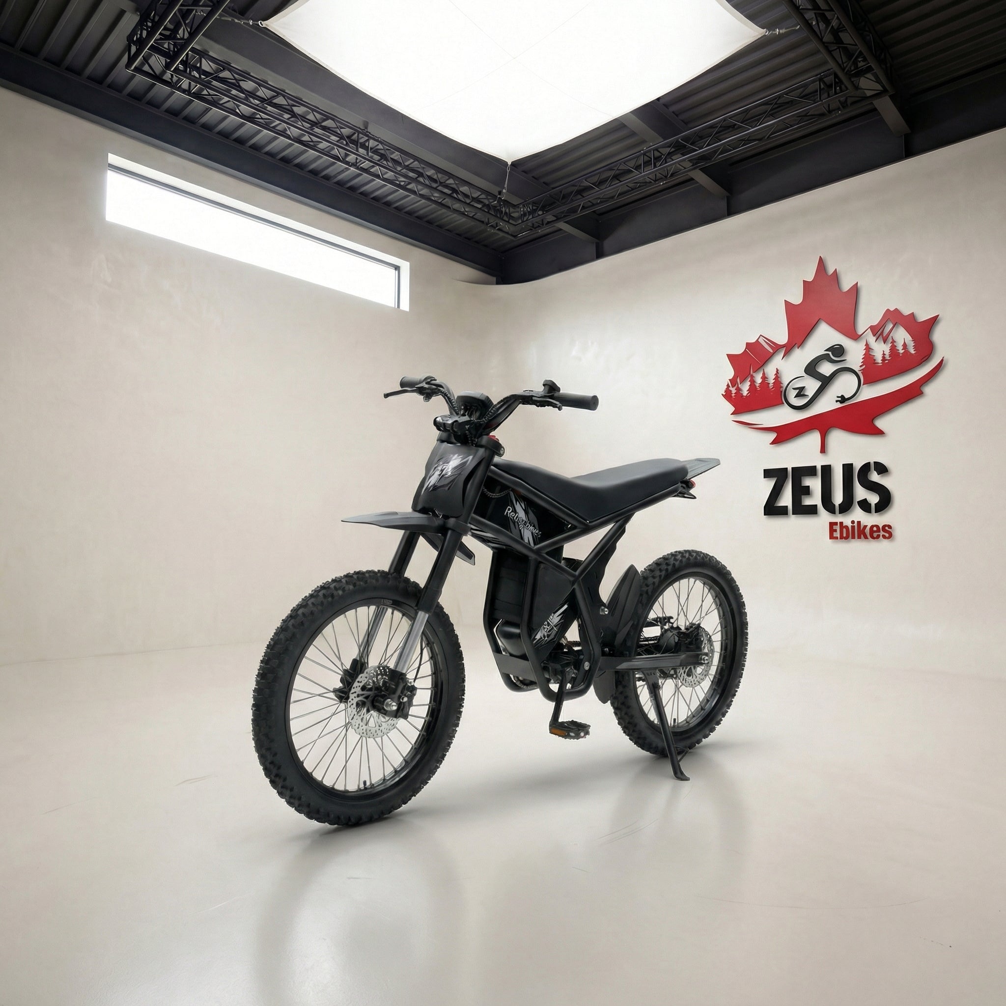 GT73 Electric Motorbike (Dual Battery 48V 18.2Ah×2, 2400W Peak, 25” Off-Road Tires)