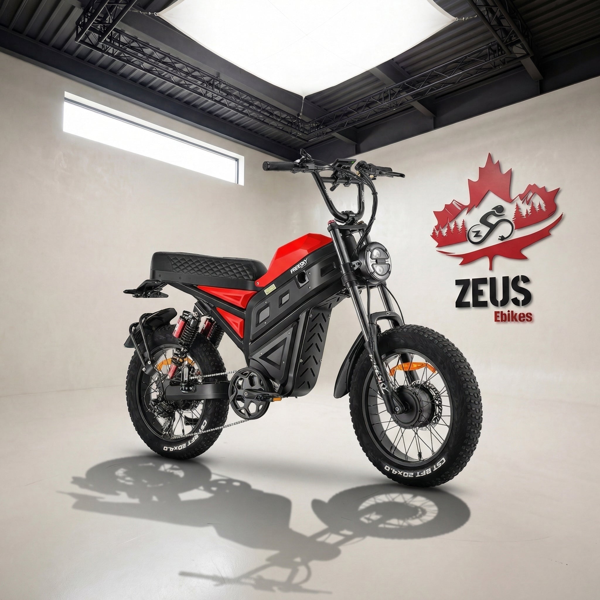 Freesky Cheetah MT-380 — 4000W Dual Motor AWD Electric Motorbike