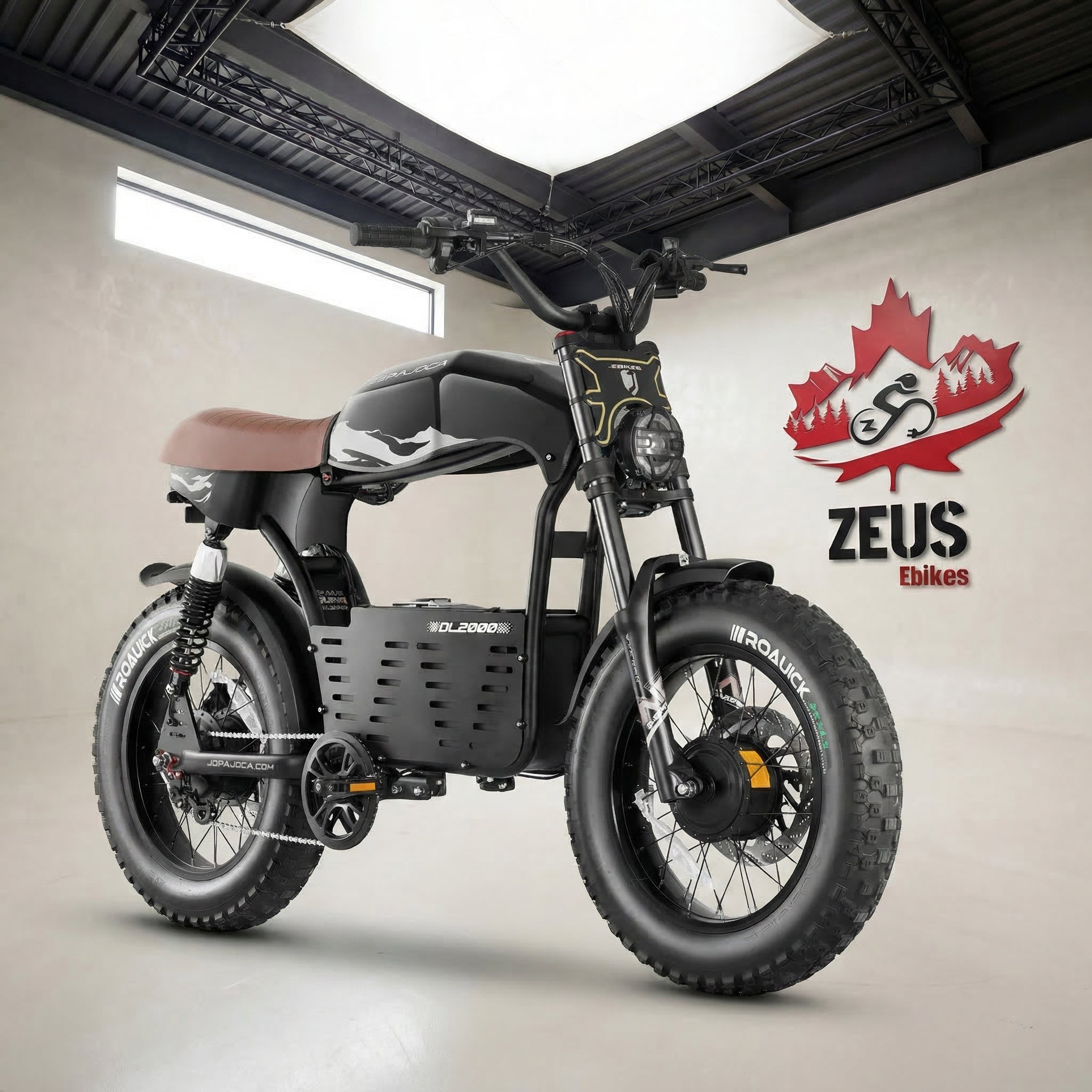 Eahora DL2000 Dual Motor Moped-Style Electric Bike (52V 30Ah)