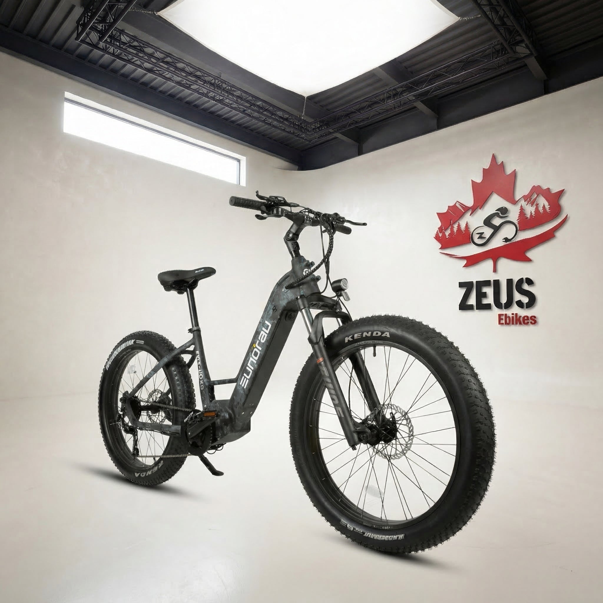Eunorau FAT-HD 2.0 / Hunter X7 — 1000W Mid-Drive Fat Tire Electric Mountain Bike