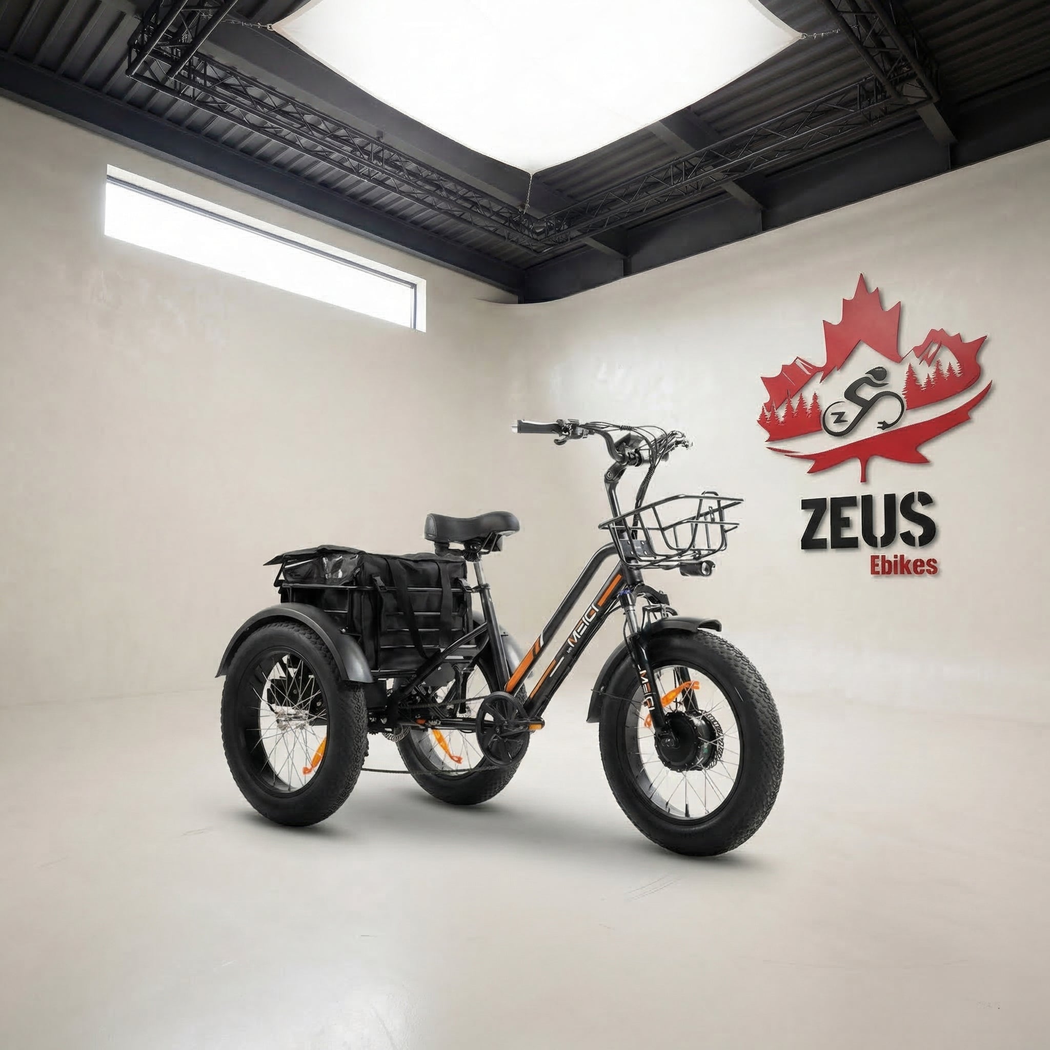 Meigi Zeus Fat Tire Electric Trike – Zeus Ebikes Canada
