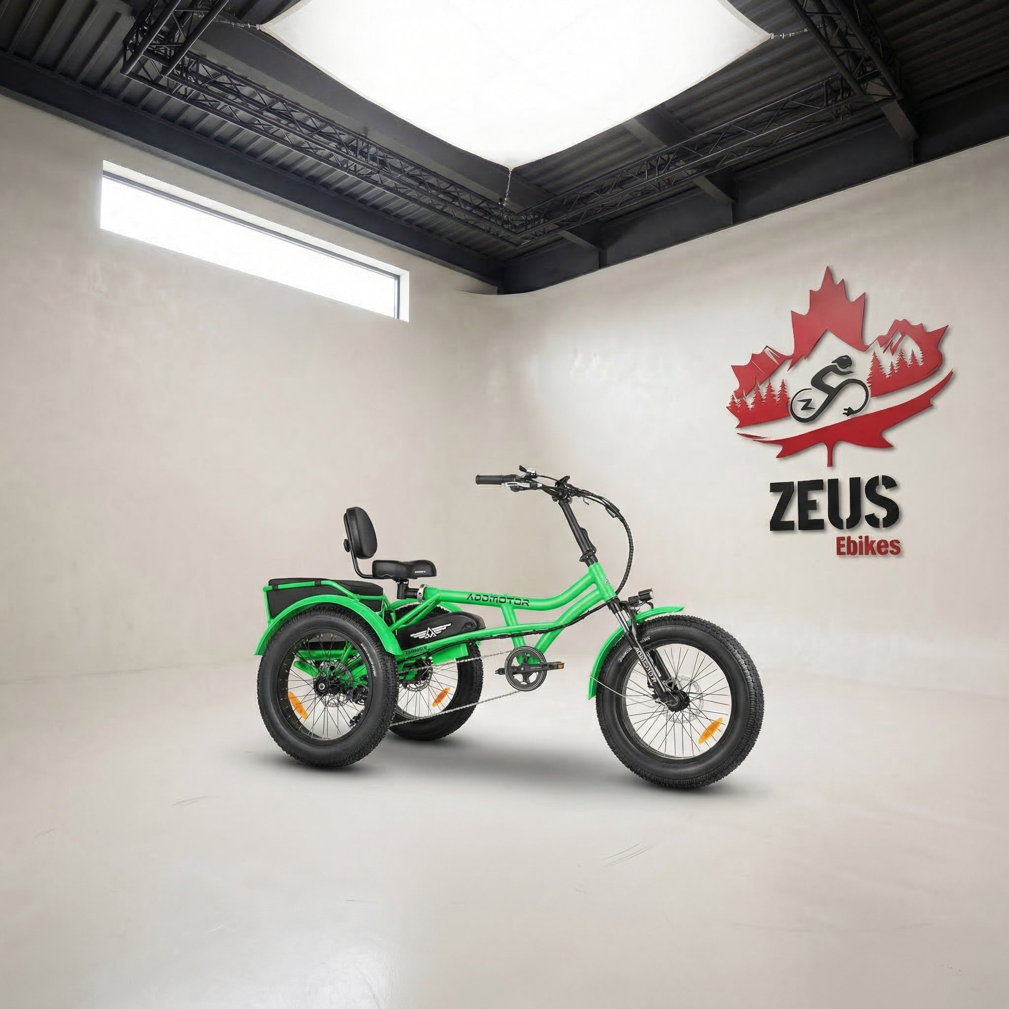 Addmotor Arisetan II M-360 Semi-Recumbent eTrike – Zeus Ebikes Canada