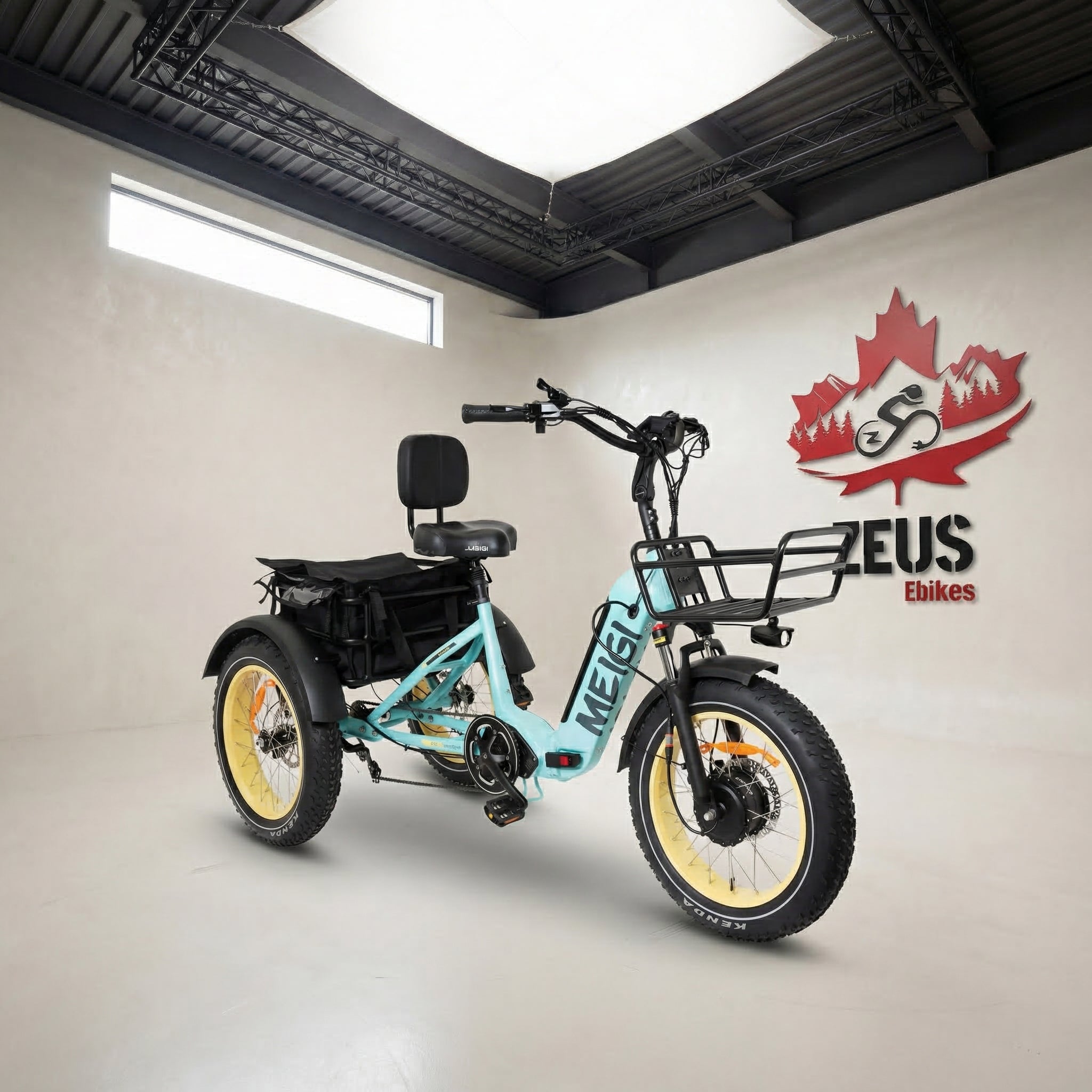 Meigi Silverado Fat Tire Folding Electric Trike
