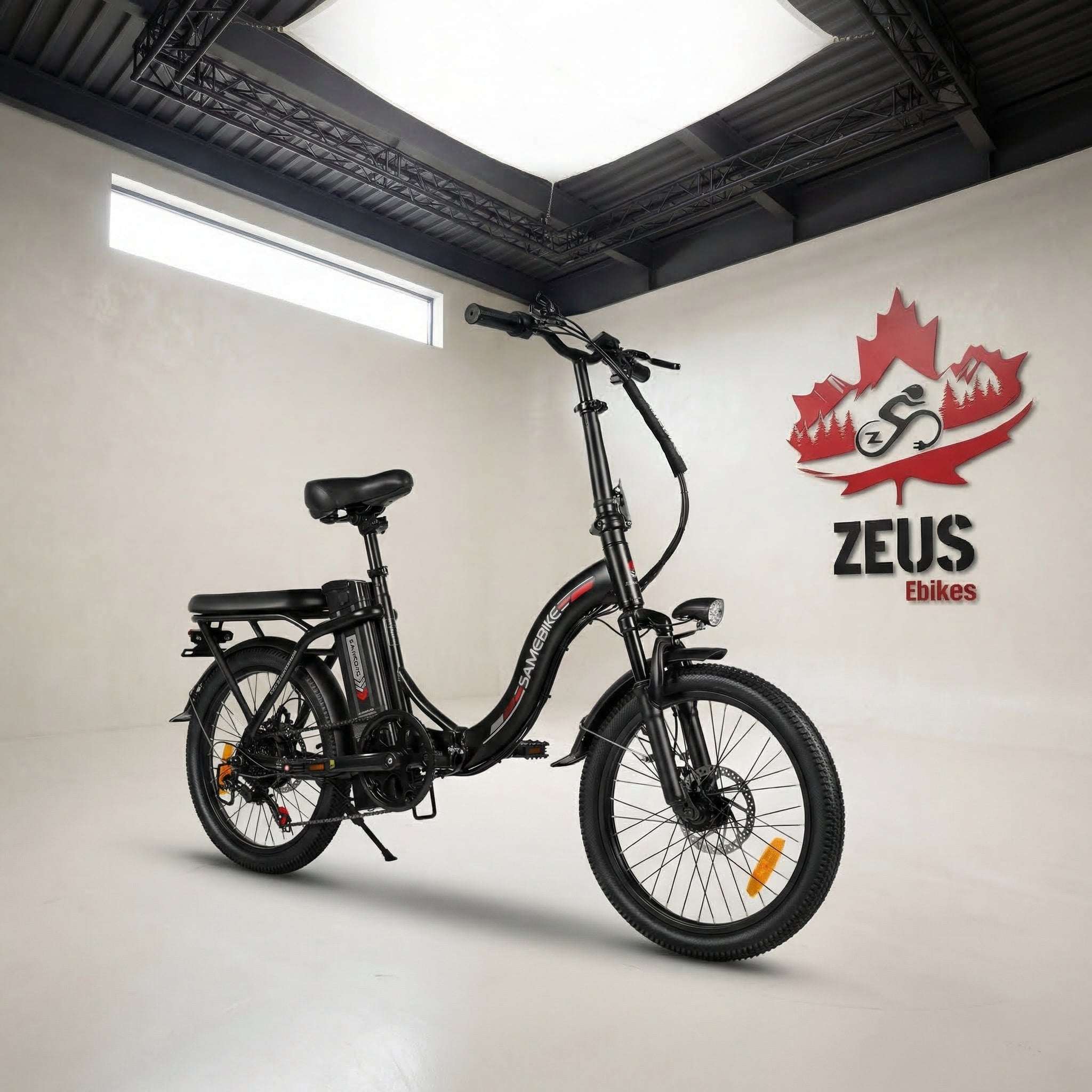 SAMEBIKE CY20 Folding Commuter Electric Bike (350W, 36V 13Ah, 20")