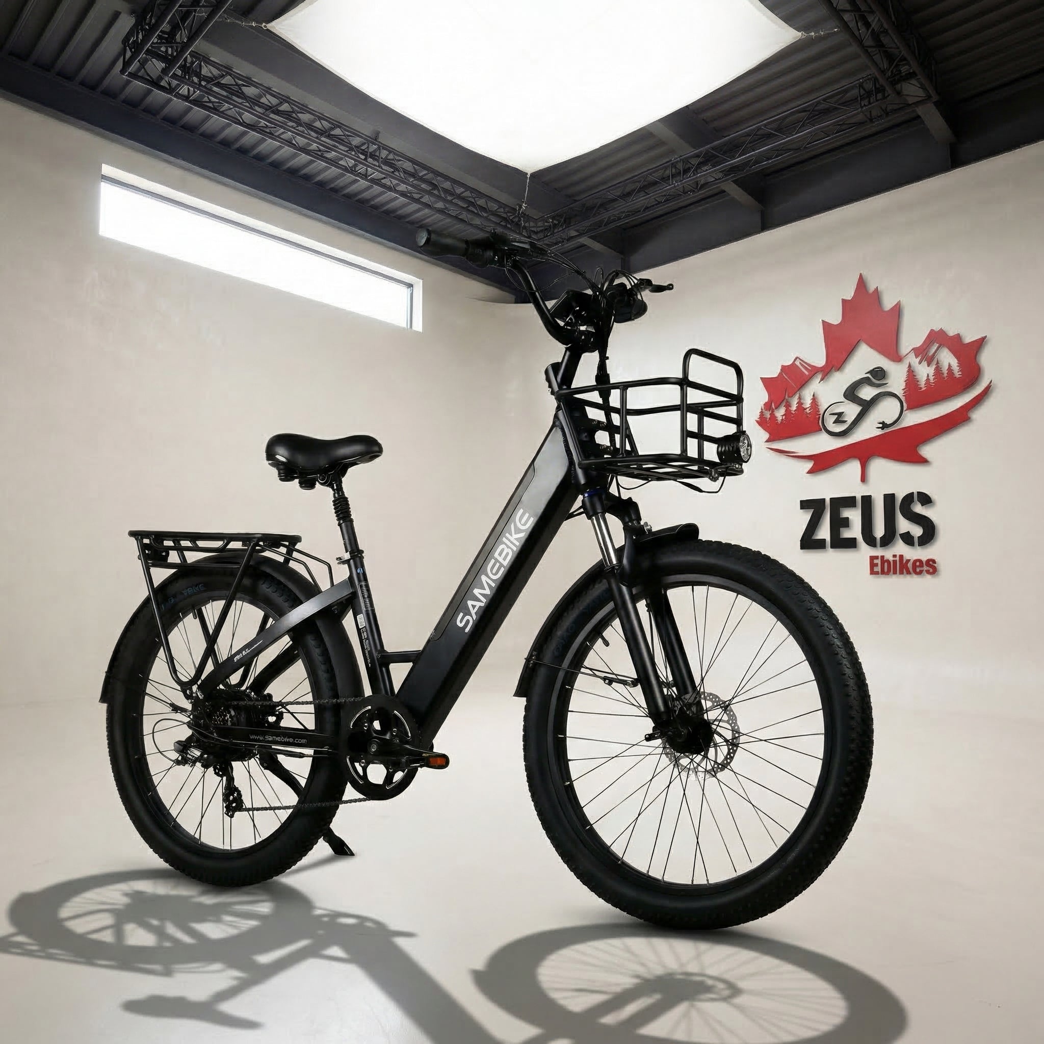 Samebike Step Thru Fat Tire Ebike