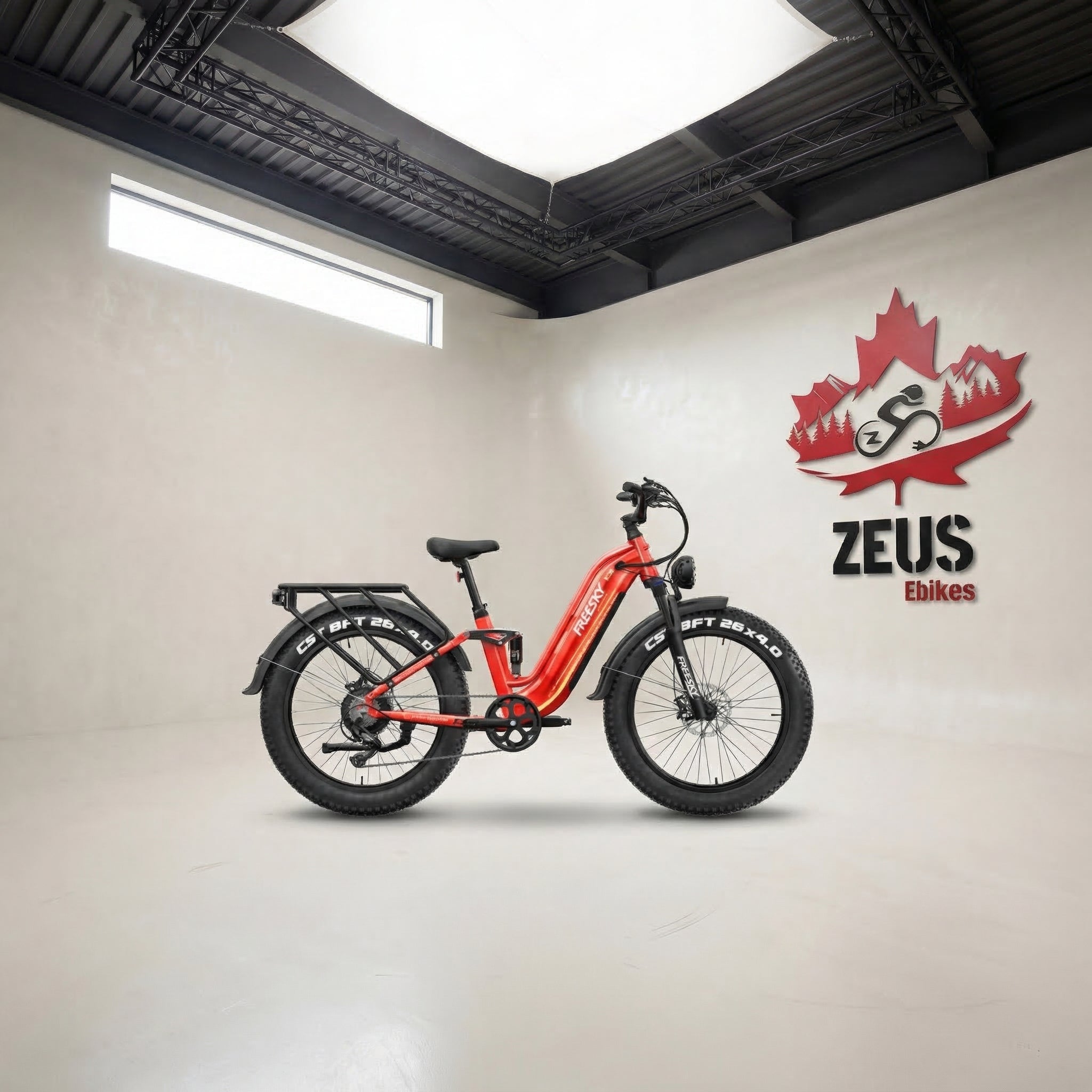 FREESKY Wild Cat Ultra A-340 – Full Suspension Step-Thru Fat Tire eBike (48V 25Ah)