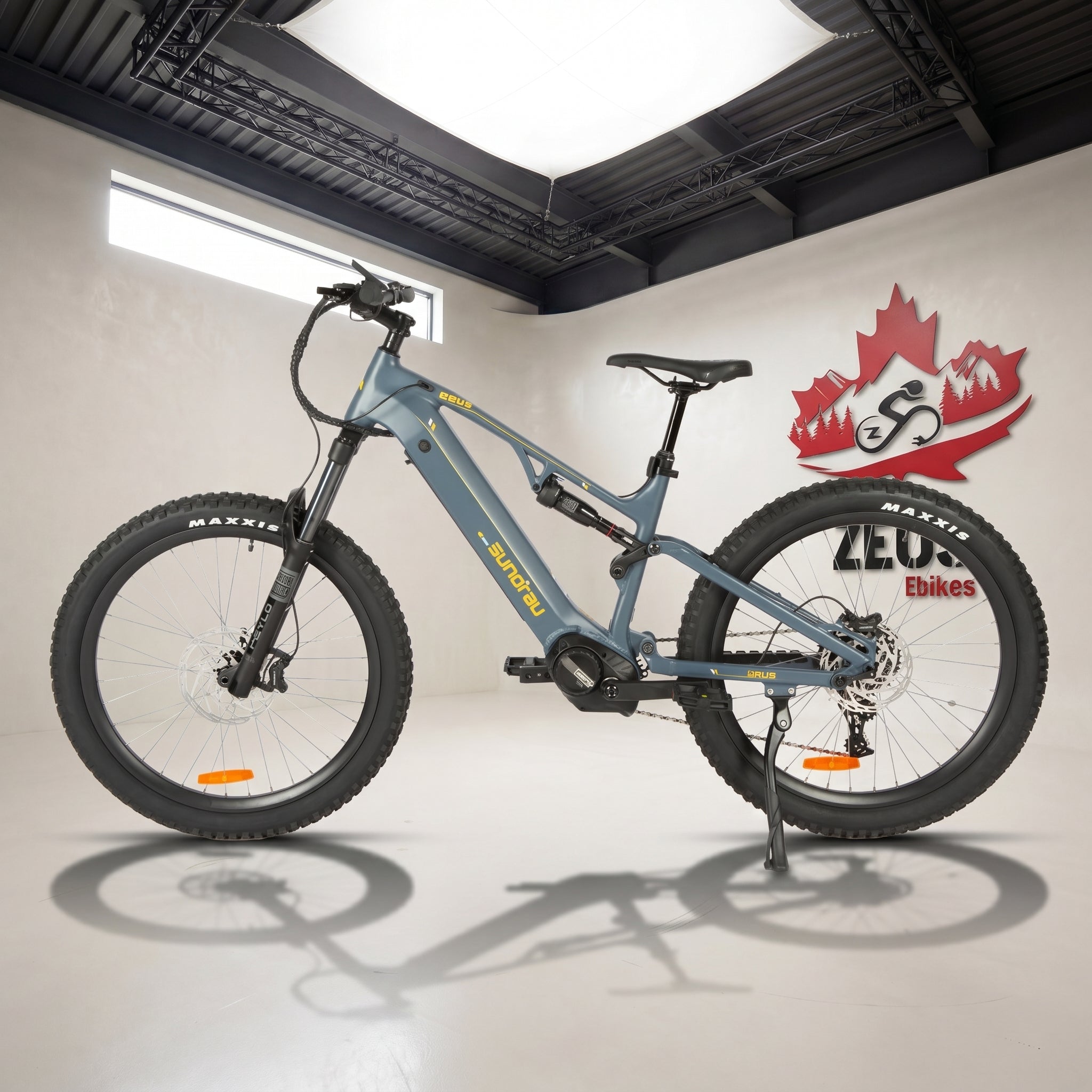 Eunorau Urus 2.0 Full-Suspension Electric Mountain Bike