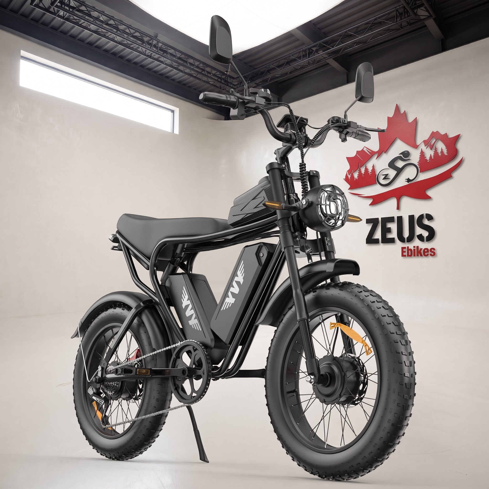 YVY C20 Pro 2000W Dual-Motor Fat Tire eBike – Zeus Ebikes Canada