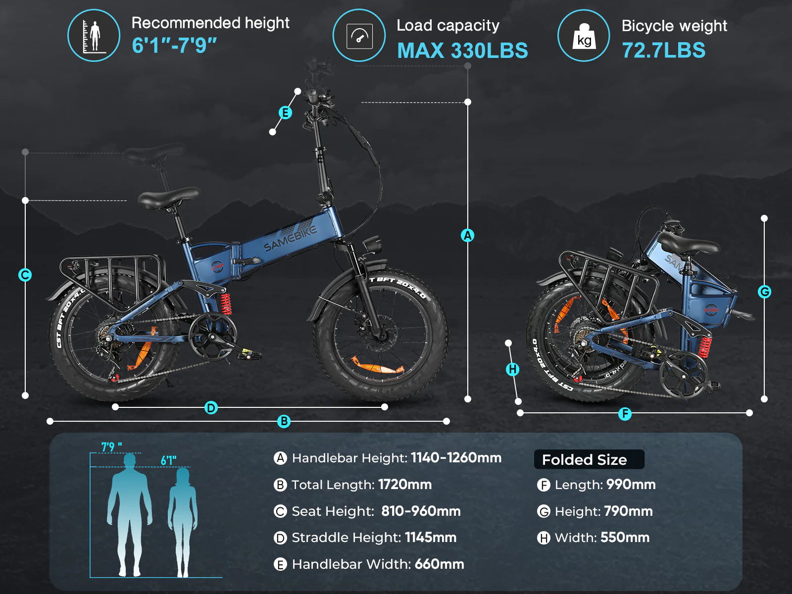 Samebike RS-A02 Pro