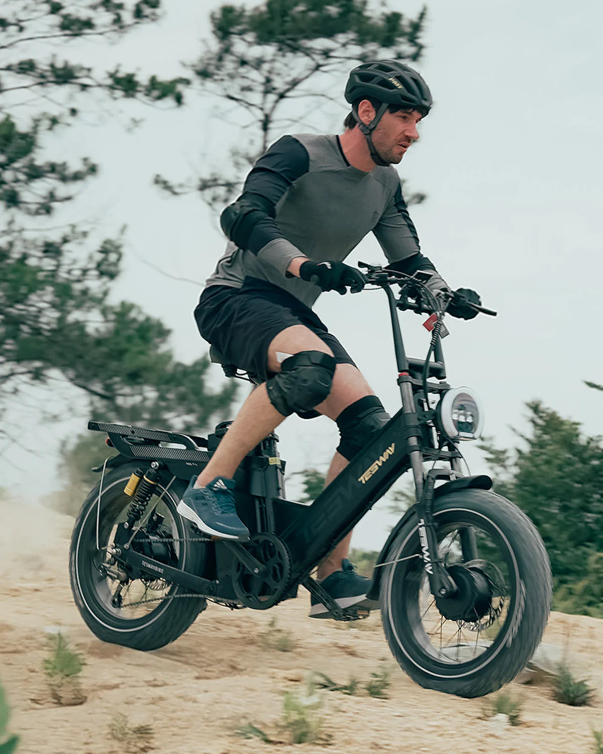TESWAY X5 AWD Dual Motor Step-Thru Electric Bike (52V 60Ah, 3600W Peak)
