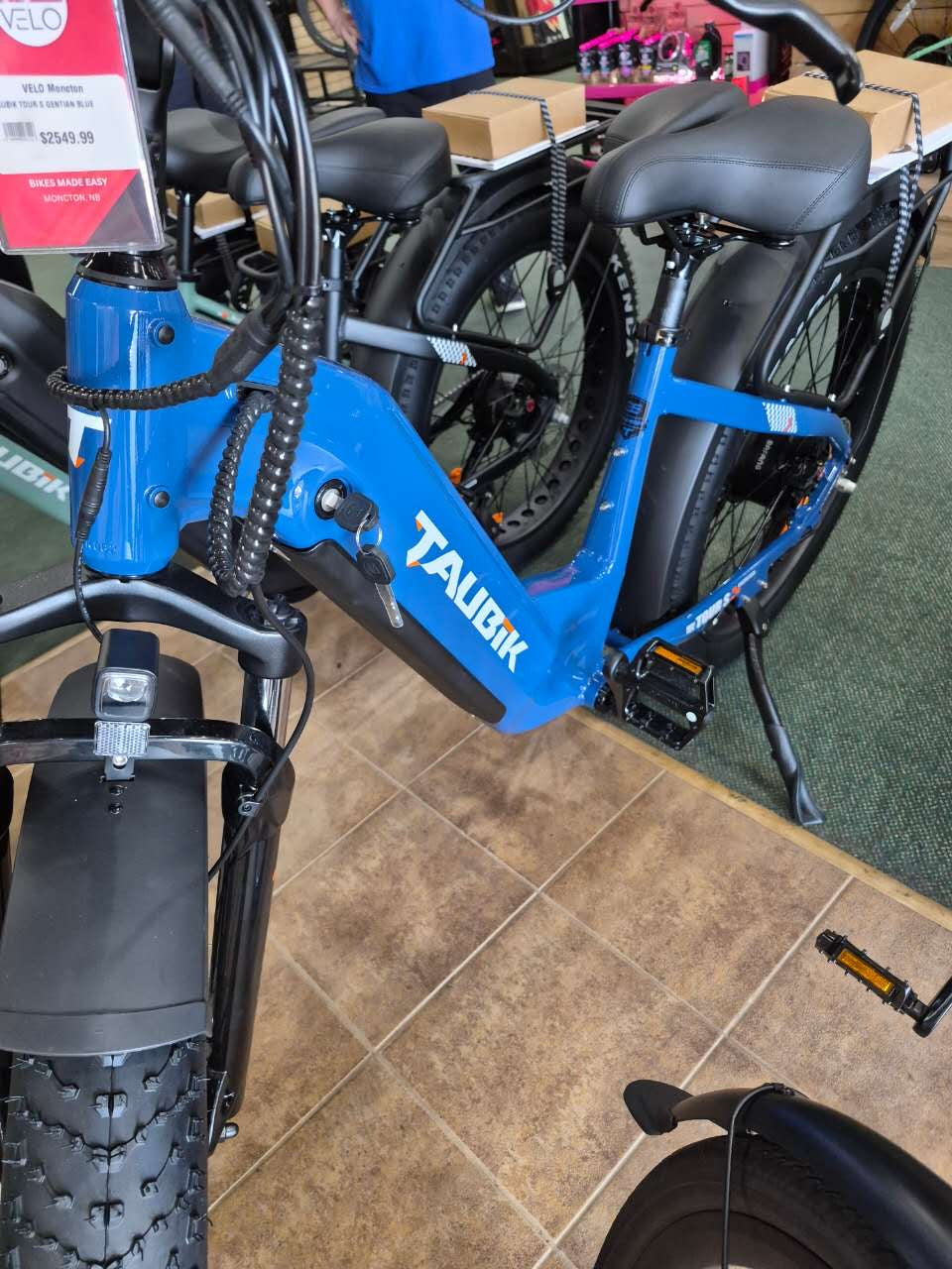 Taubik Tour Step-Through Fat Tire eBike