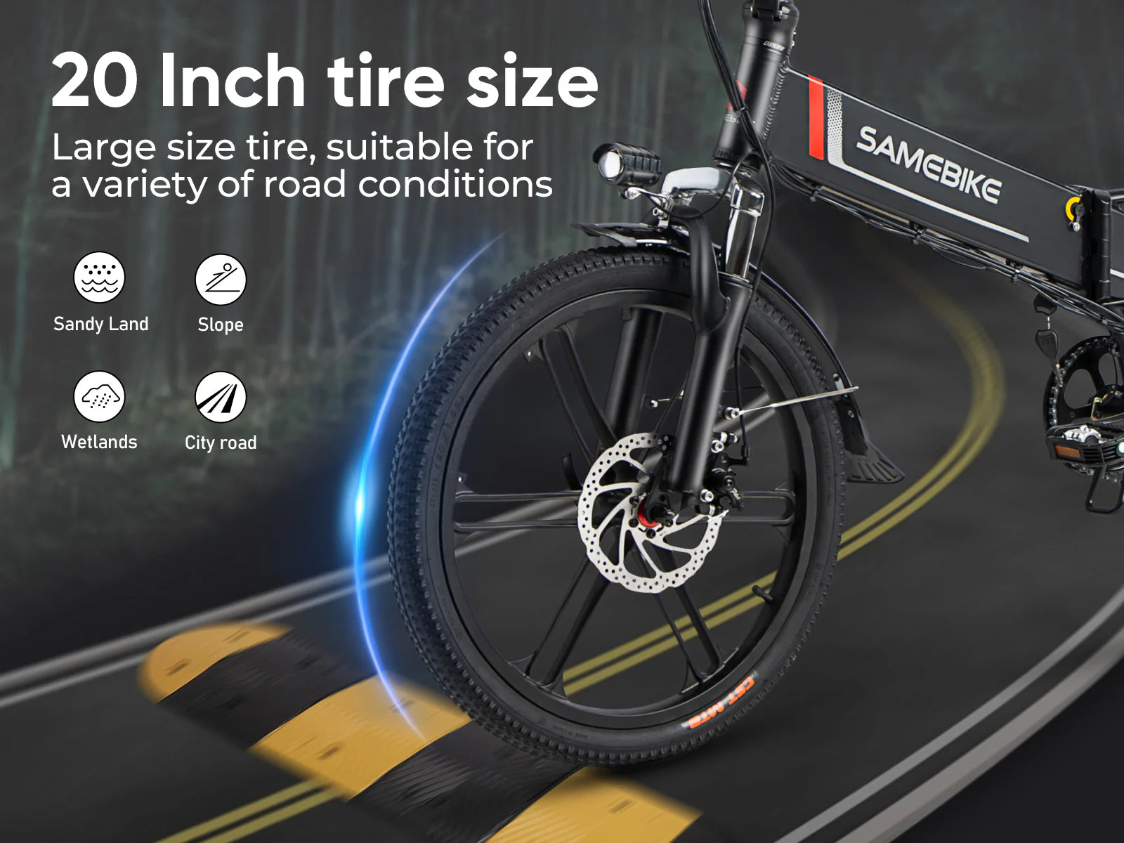Samebike 20LVXD30-II Folding Electric Bike