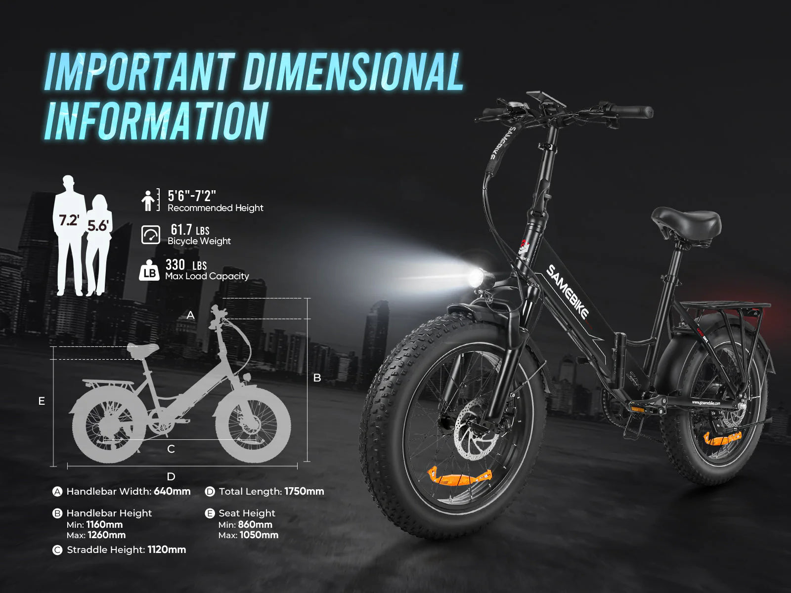 Samebike LOTDM200-II