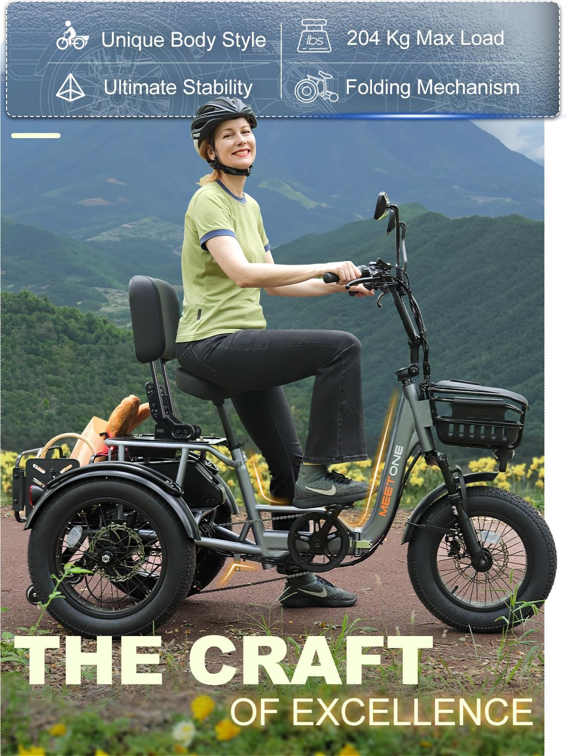 Meet One Breeze Folding Electric Trike