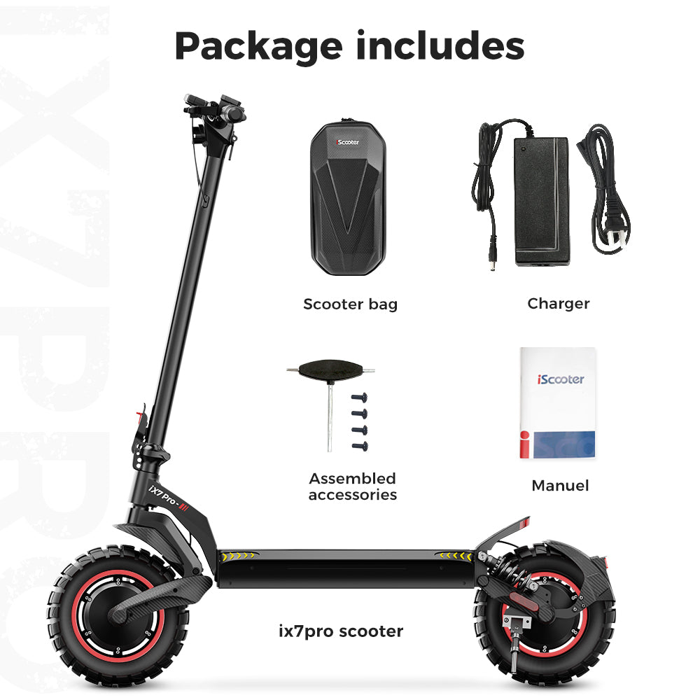 iScooter iX7 Pro Dual Motor Off-road Electric Scooter