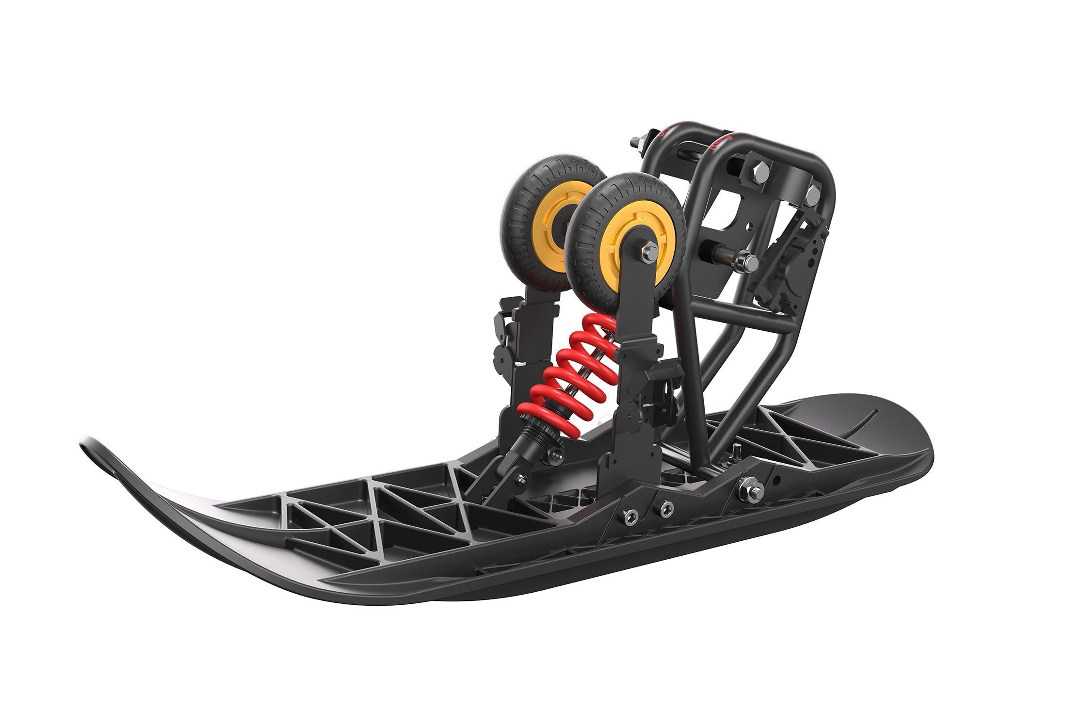 Riding Times snow track kit front steering sledge with shock absorber — Zeus eBikes Canada