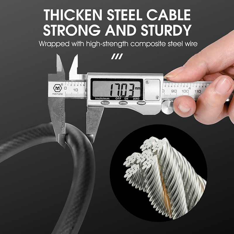 West Biking Portable Steel Cable Bike Lock