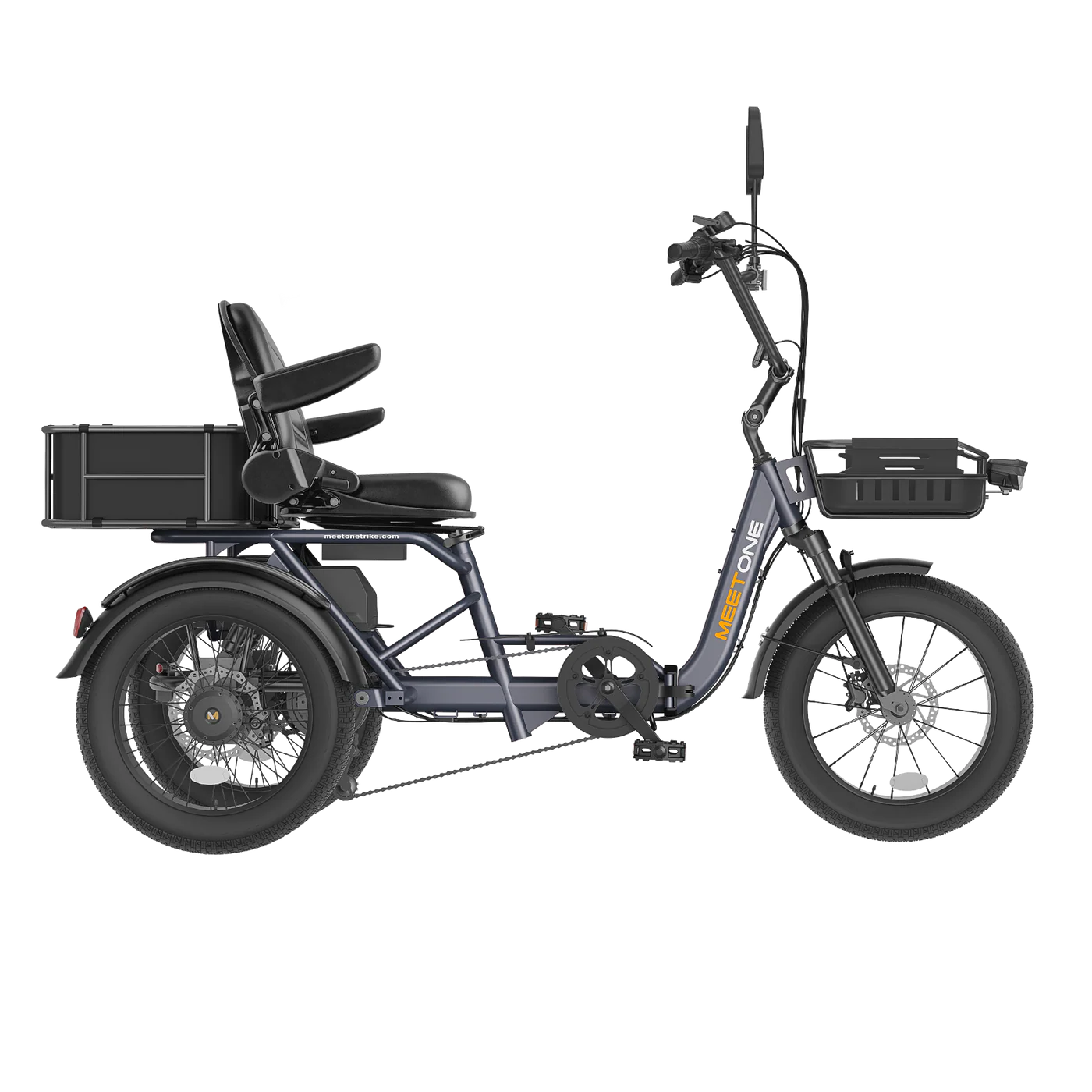 Meet One Breeze Pro 2.0 Full-Suspension Fat Tire Electric Trike