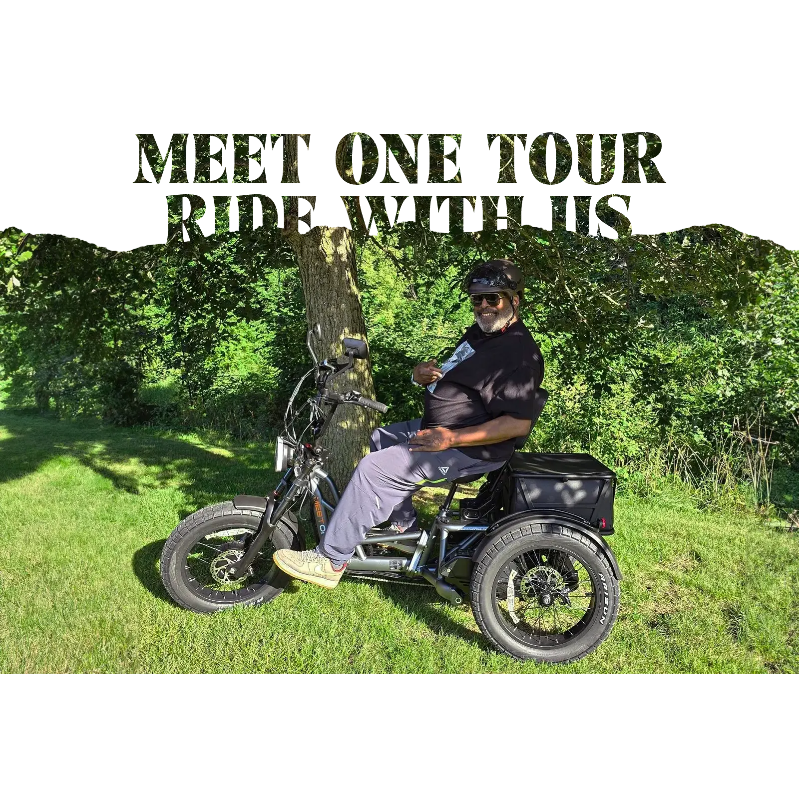 Meet One Tour Dual-Motor Dual-Battery Electric Trike (AWD)