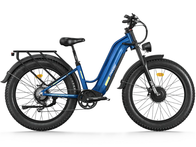 FREESKY Ranger M-540 Dual-Motor Step-Thru Electric Bike (48V 25Ah, 3500W Peak)