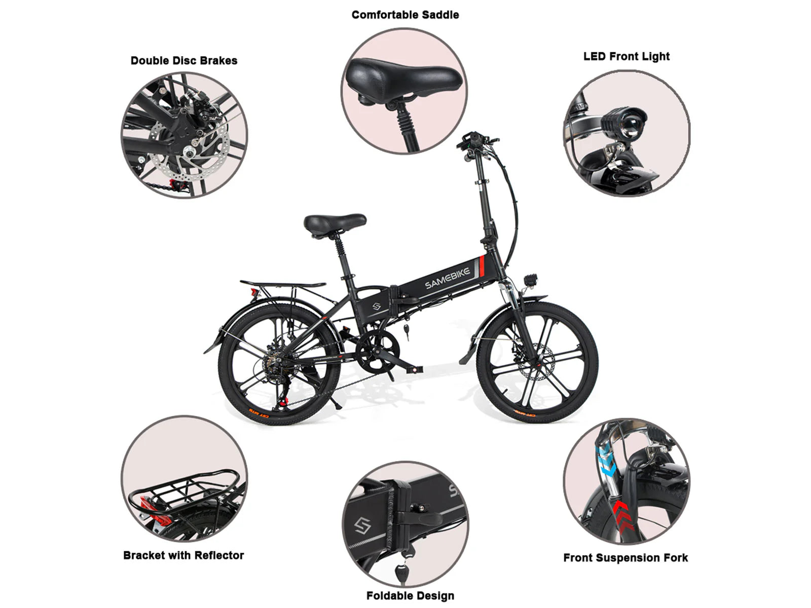 Samebike 20LVXD30-II Folding Electric Bike