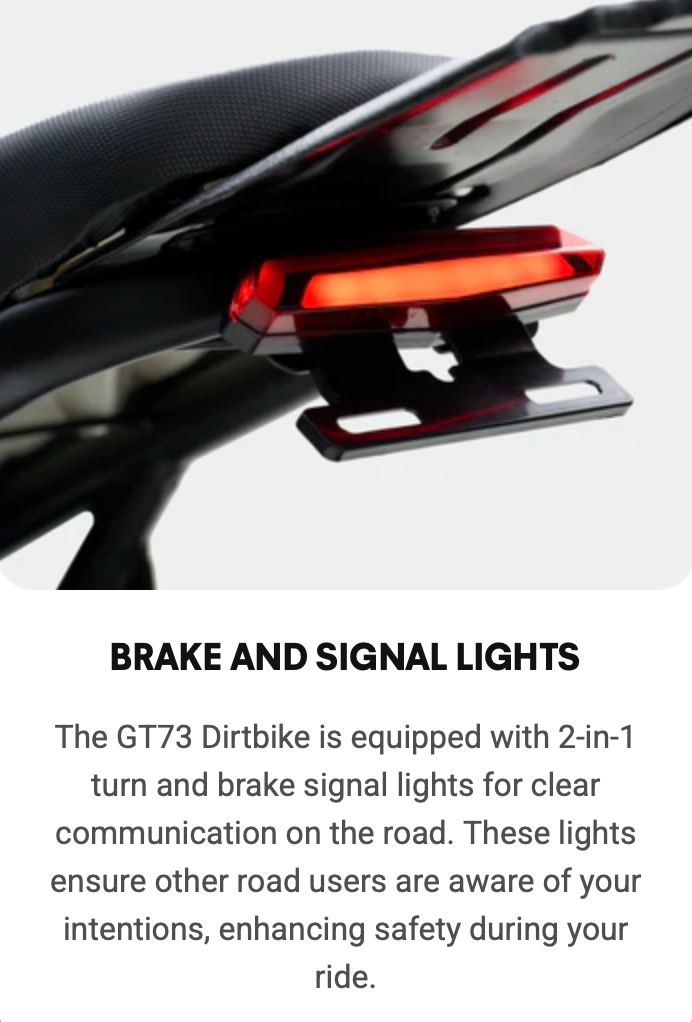 GT73 Pro Electric Motorbike