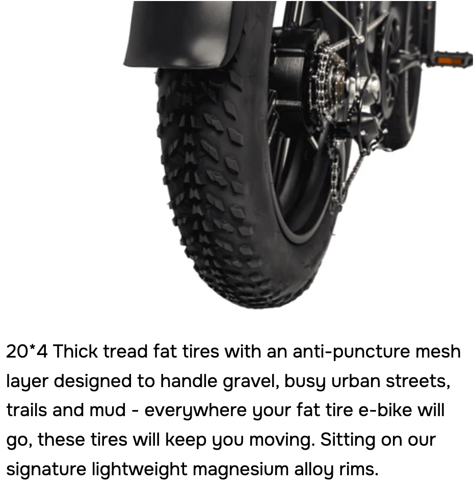 Movin Pulse Fat Tire Delivery E-Bike (500W, Dual-Battery Options, 50kg Rack, 32 km/h)