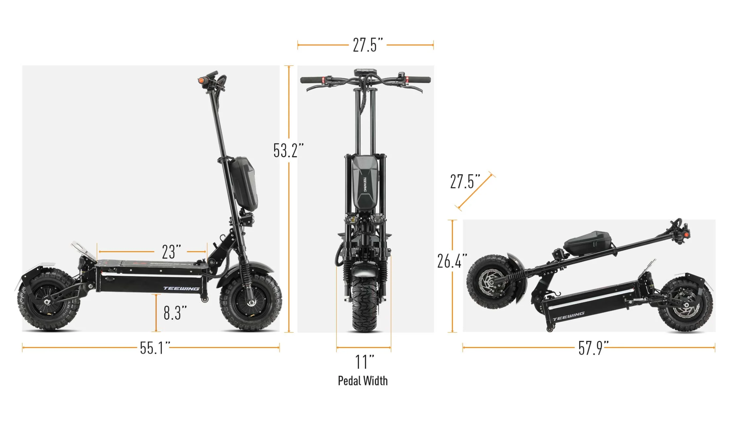 8000W Dual Motor Electric Scooter