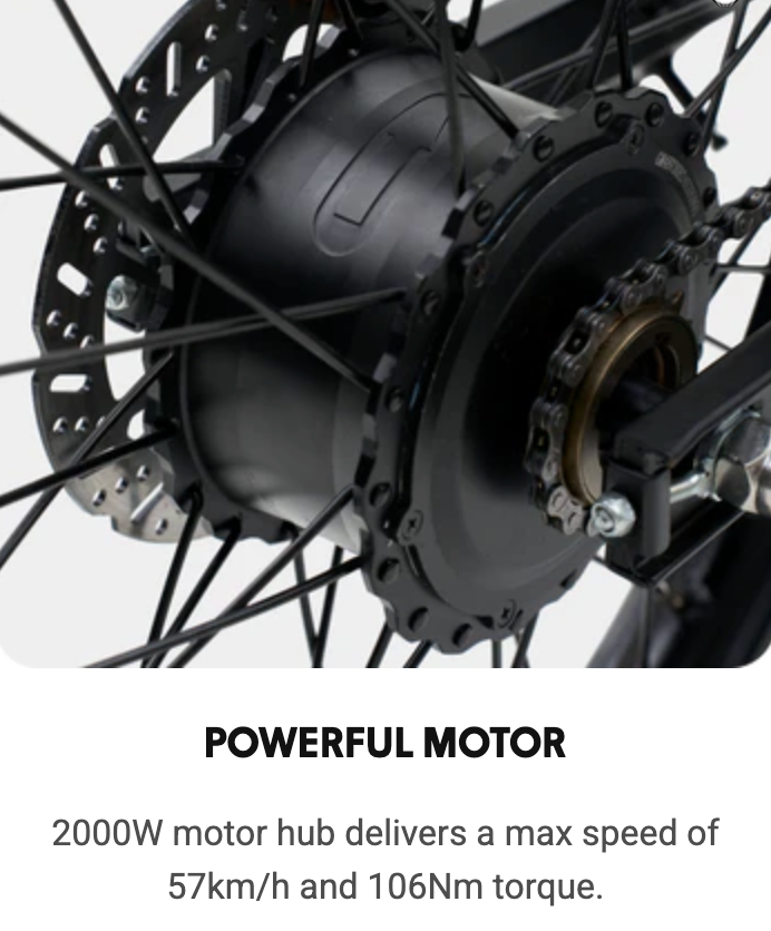 GT73 Electric Motorbike