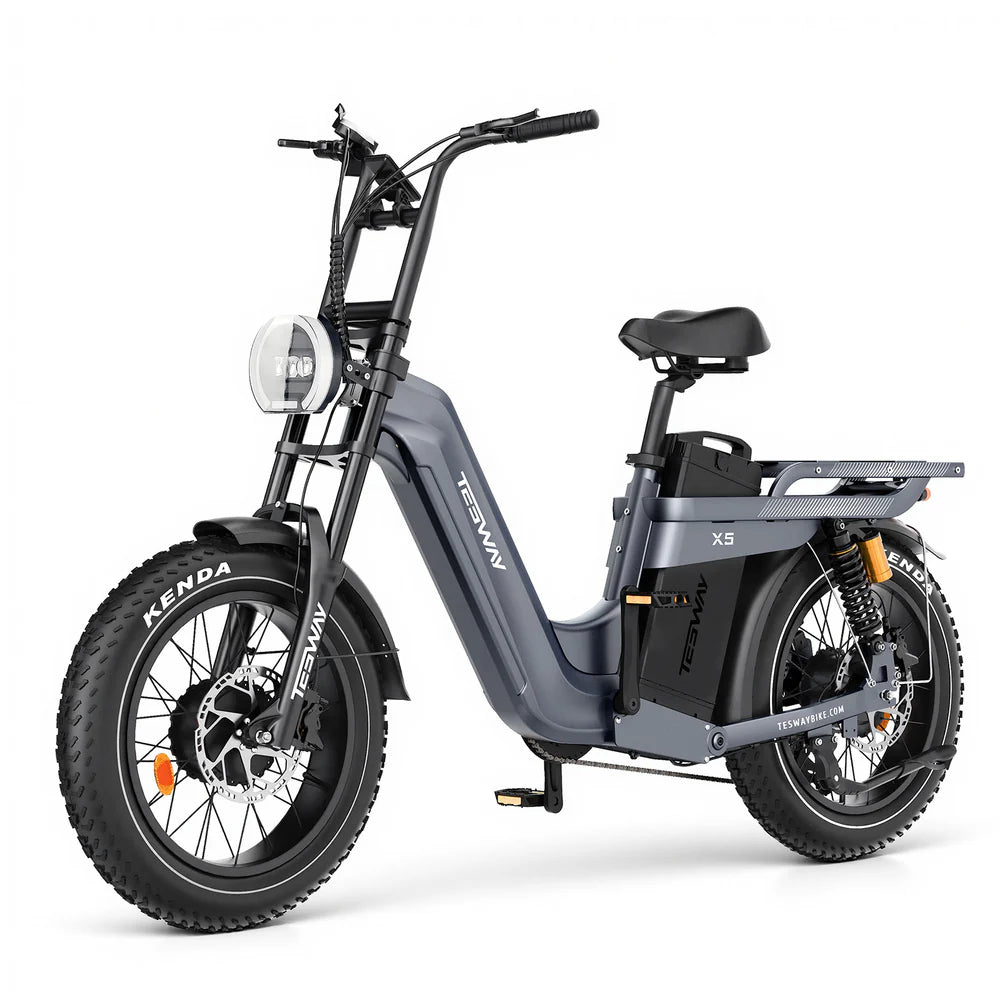 Tesway X5 AWD Step-Thru Dual-Motor Electric Bike