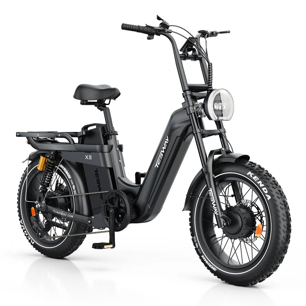 Tesway X5 AWD Step-Thru Dual-Motor Electric Bike