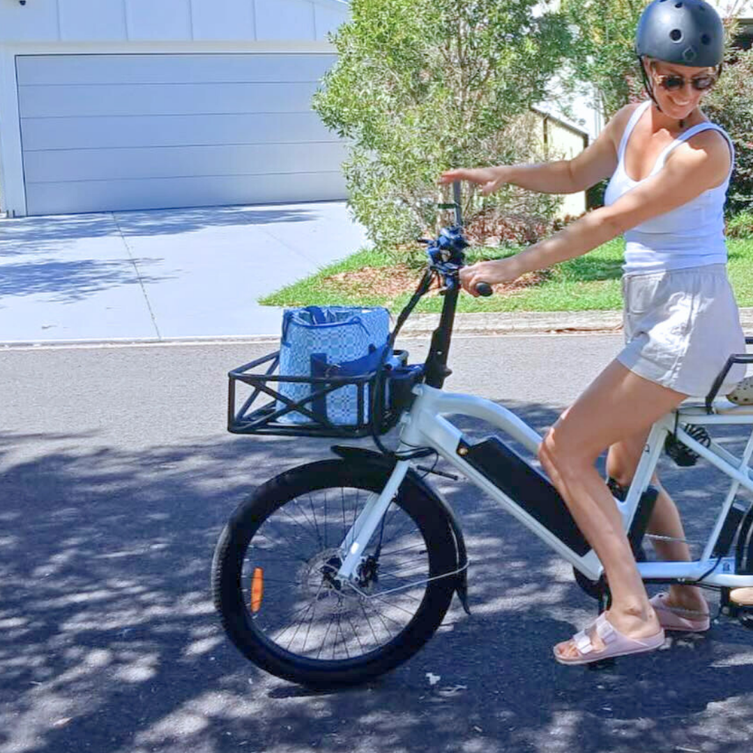 Eunorau cargo basket detail view — Zeus eBikes Canada