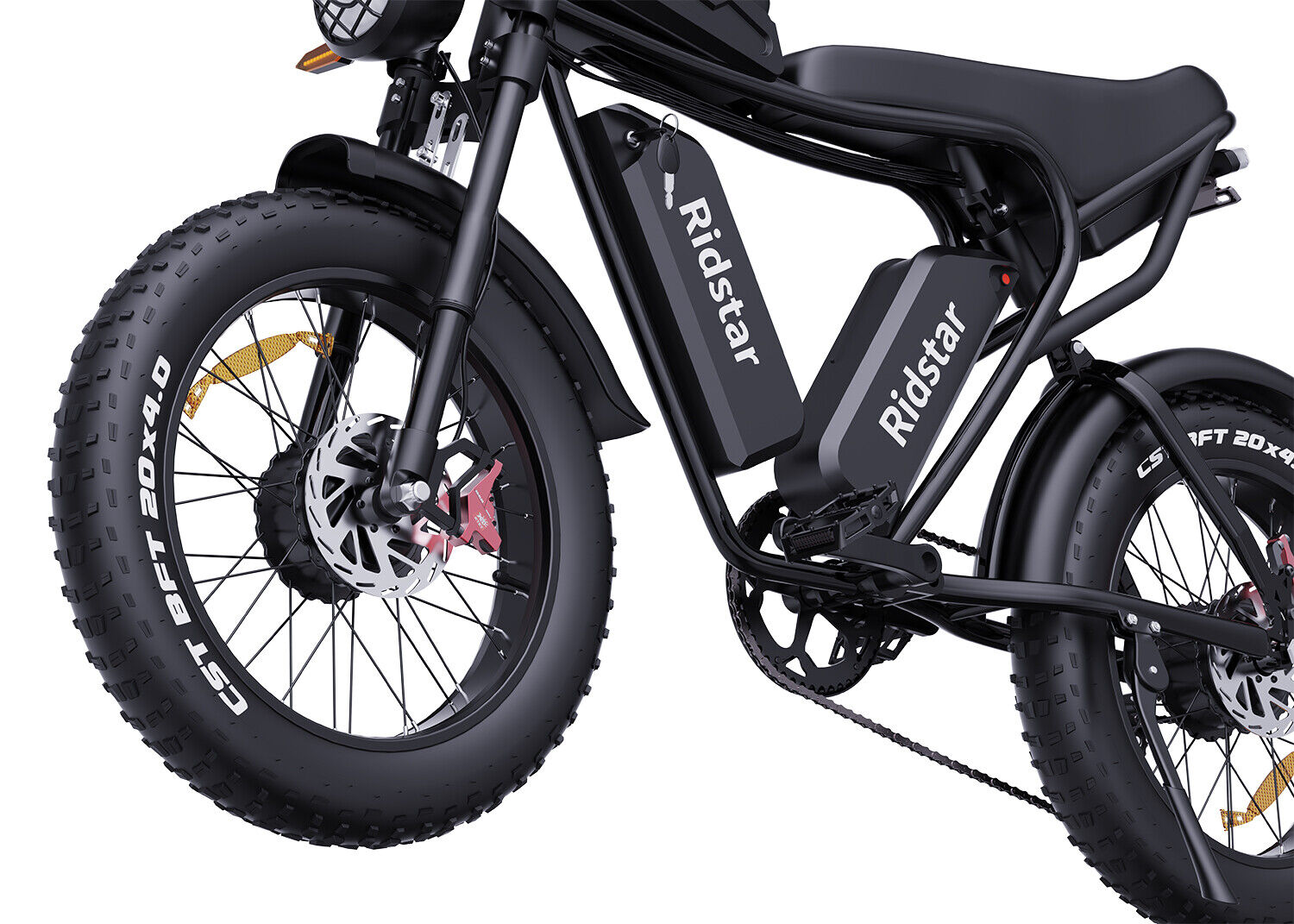 Ridstar Q20 Pro Dual Motor 2000W Retro Ebike